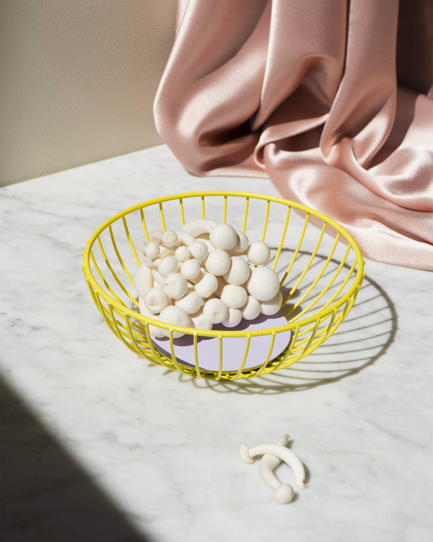 Portafrutta in filo metallico Iris