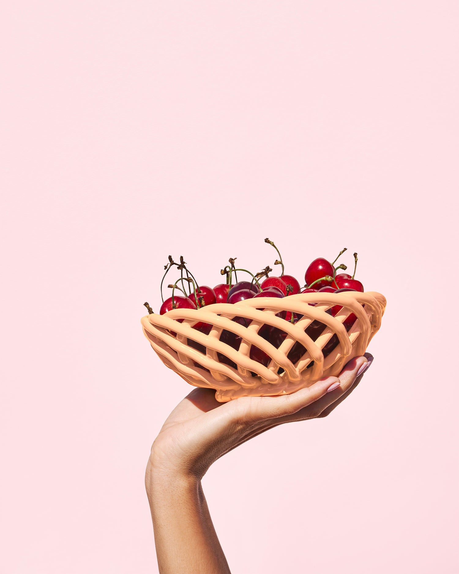 Bowl intrecciata a mano in ceramica Sicilia