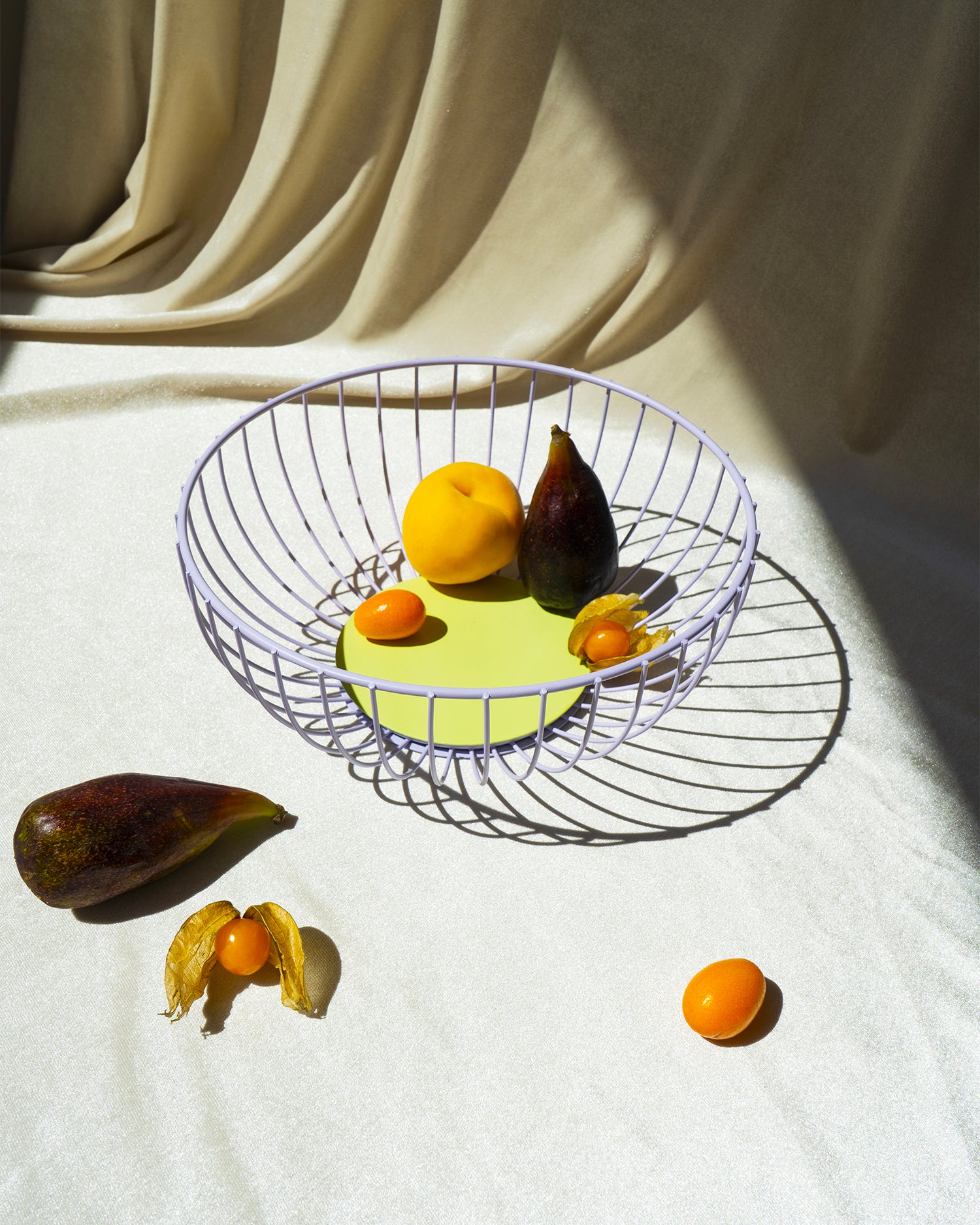 Portafrutta in filo metallico Iris