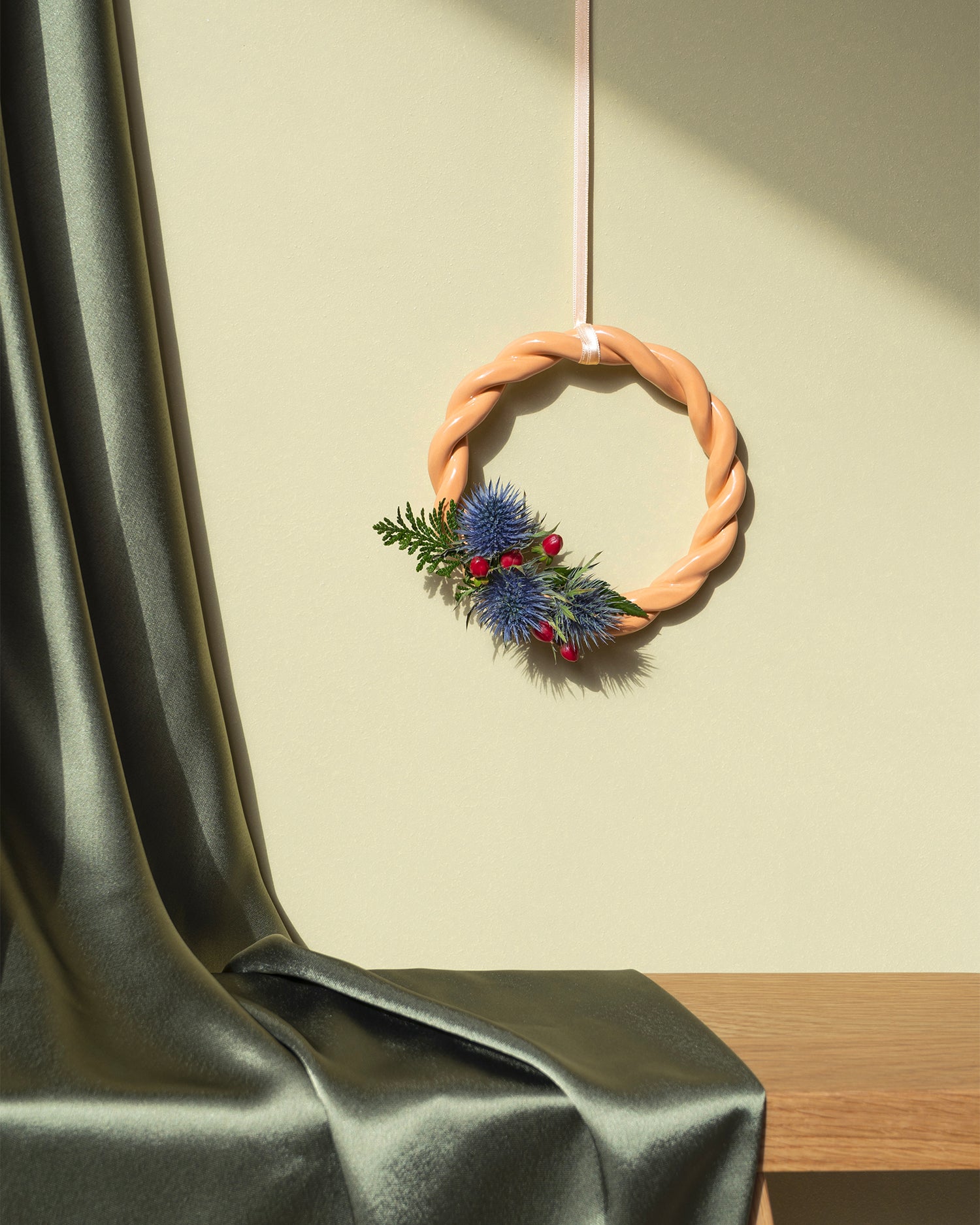 Sottopentola fatto a mano in ceramica Sicilia