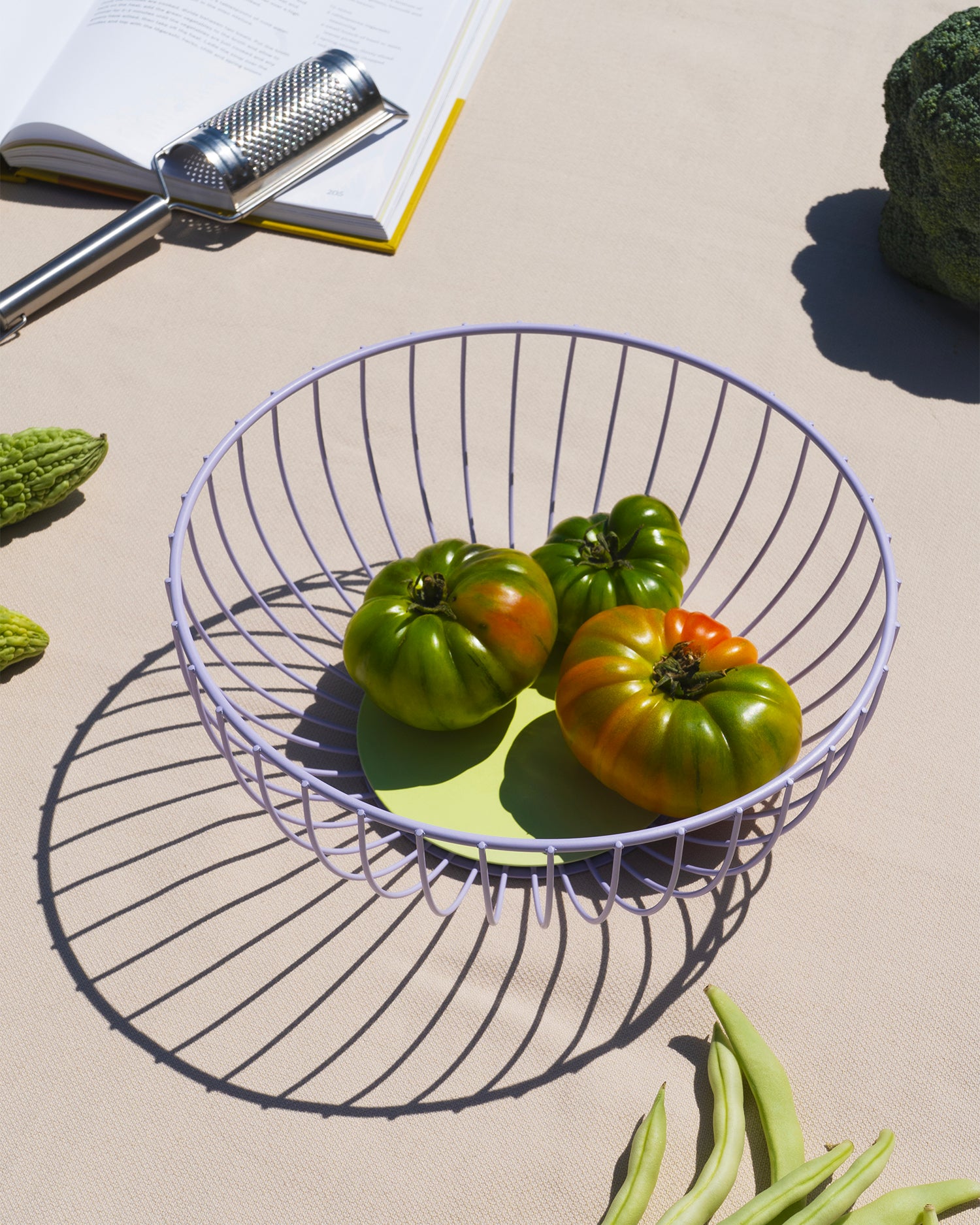 Portafrutta in filo metallico Iris