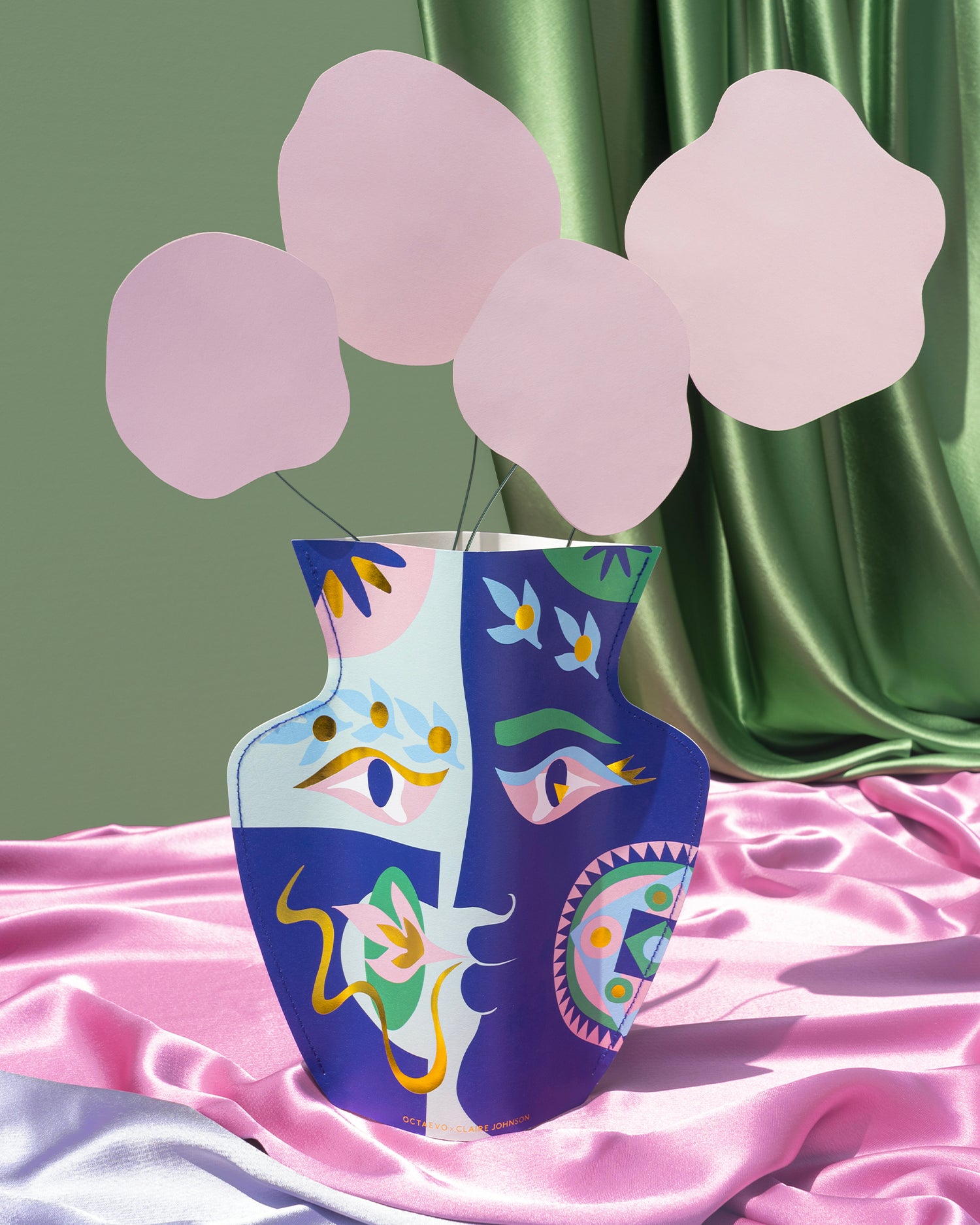 Vaso decorativo di carta Olimpo