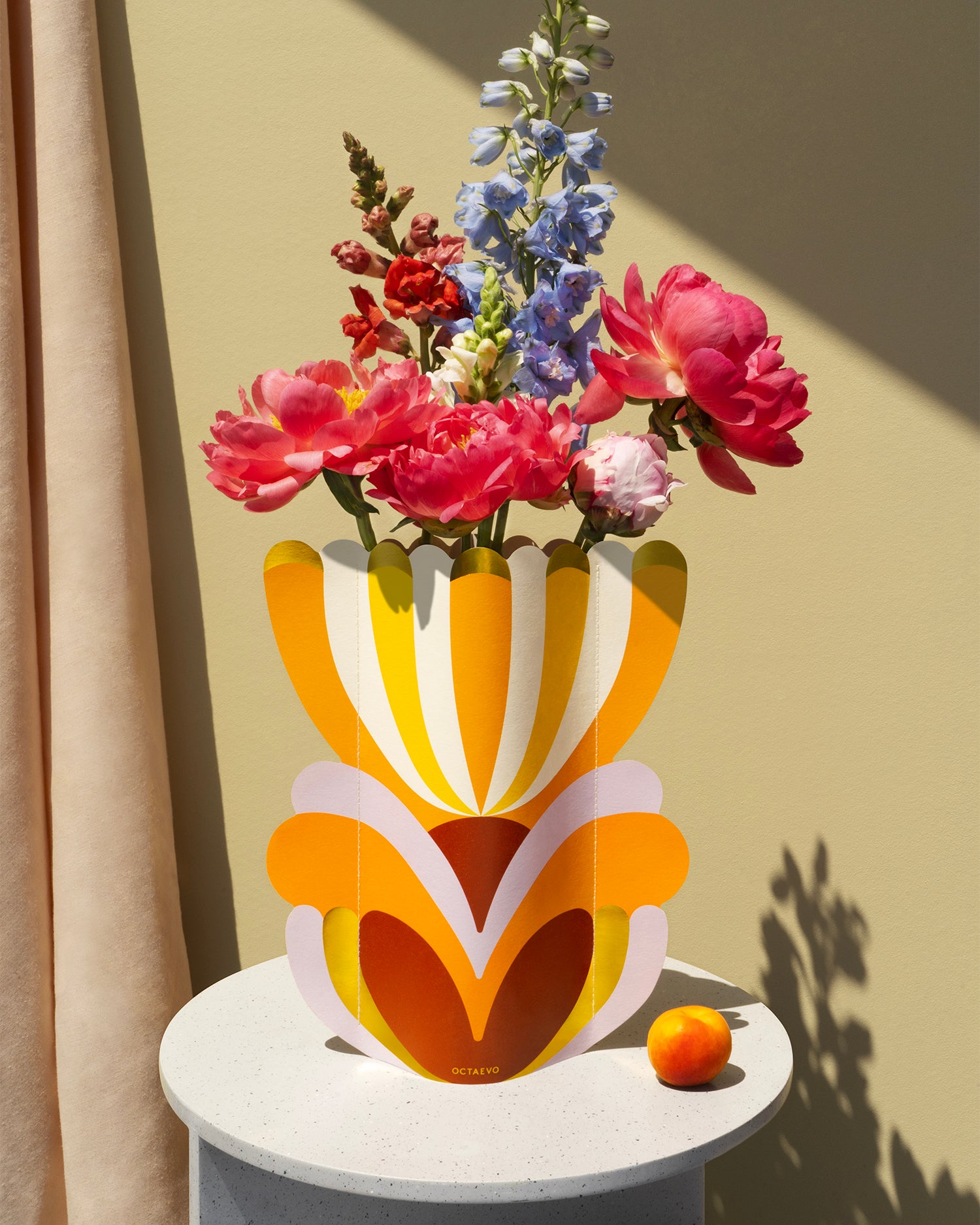 Vaso decorativo di carta Elysia