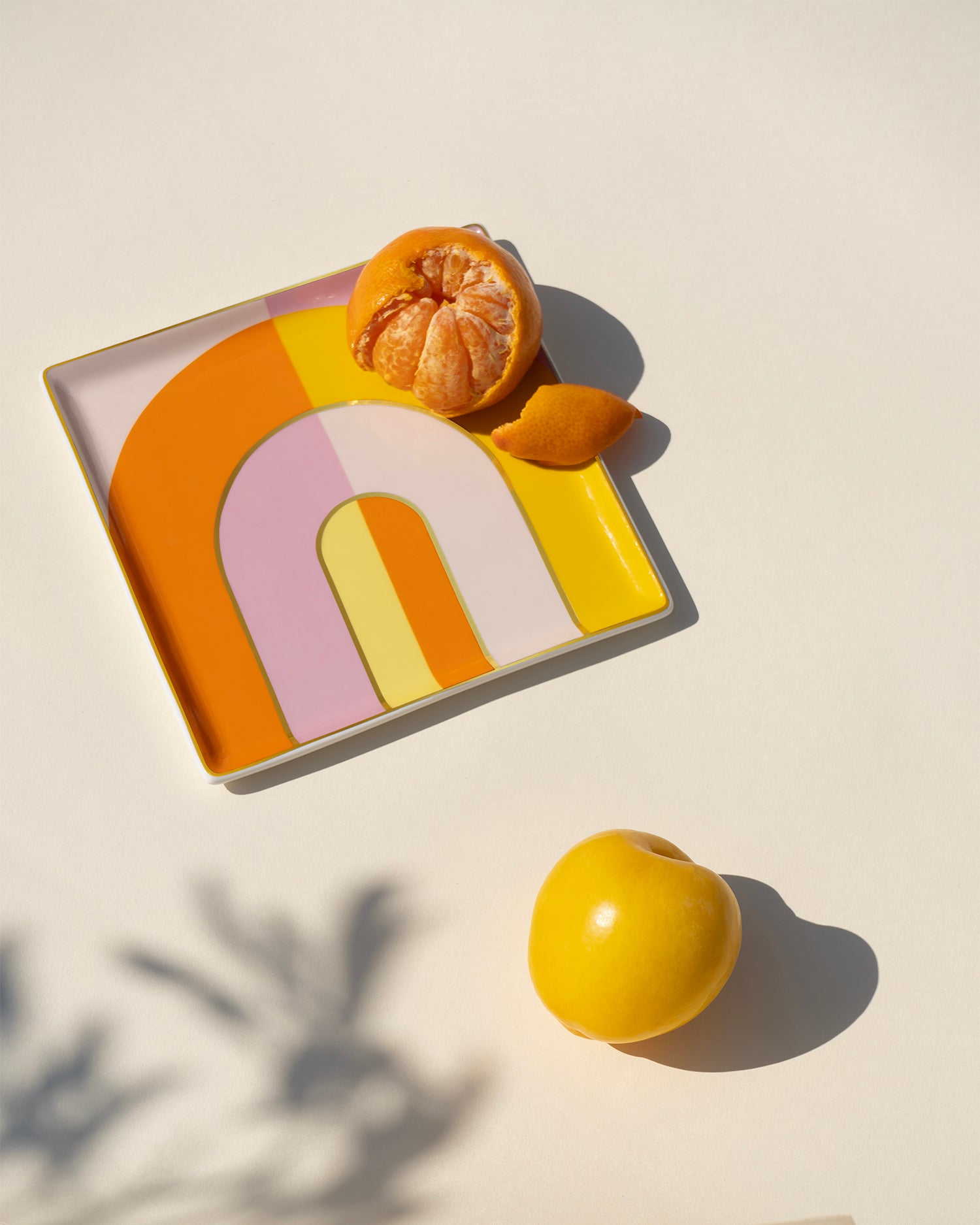 Vassoio decorativo in ceramica Riviera Arch