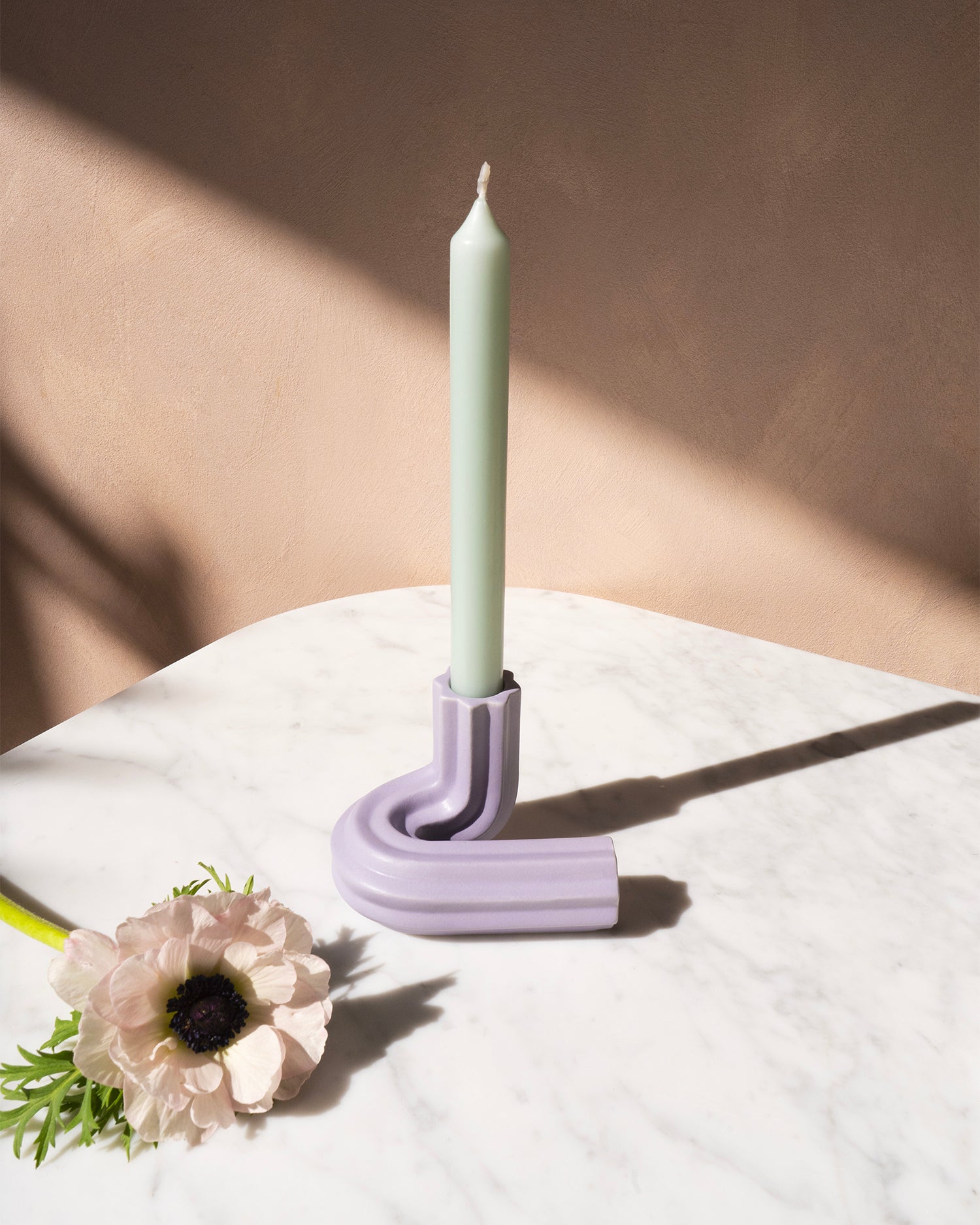 Portacandele in grès Templo