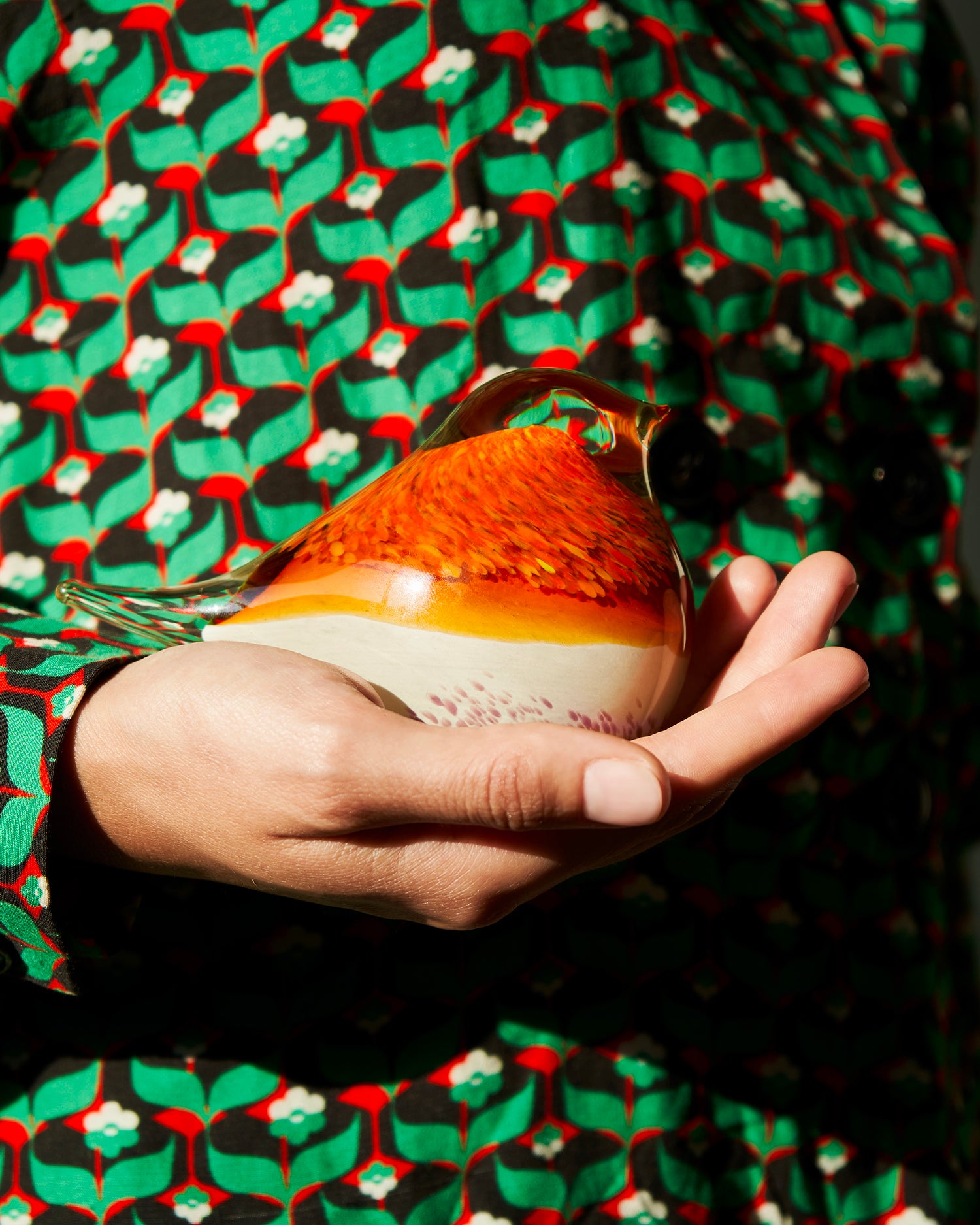 Decorazione in vetro fatta a mano Atlas Bird