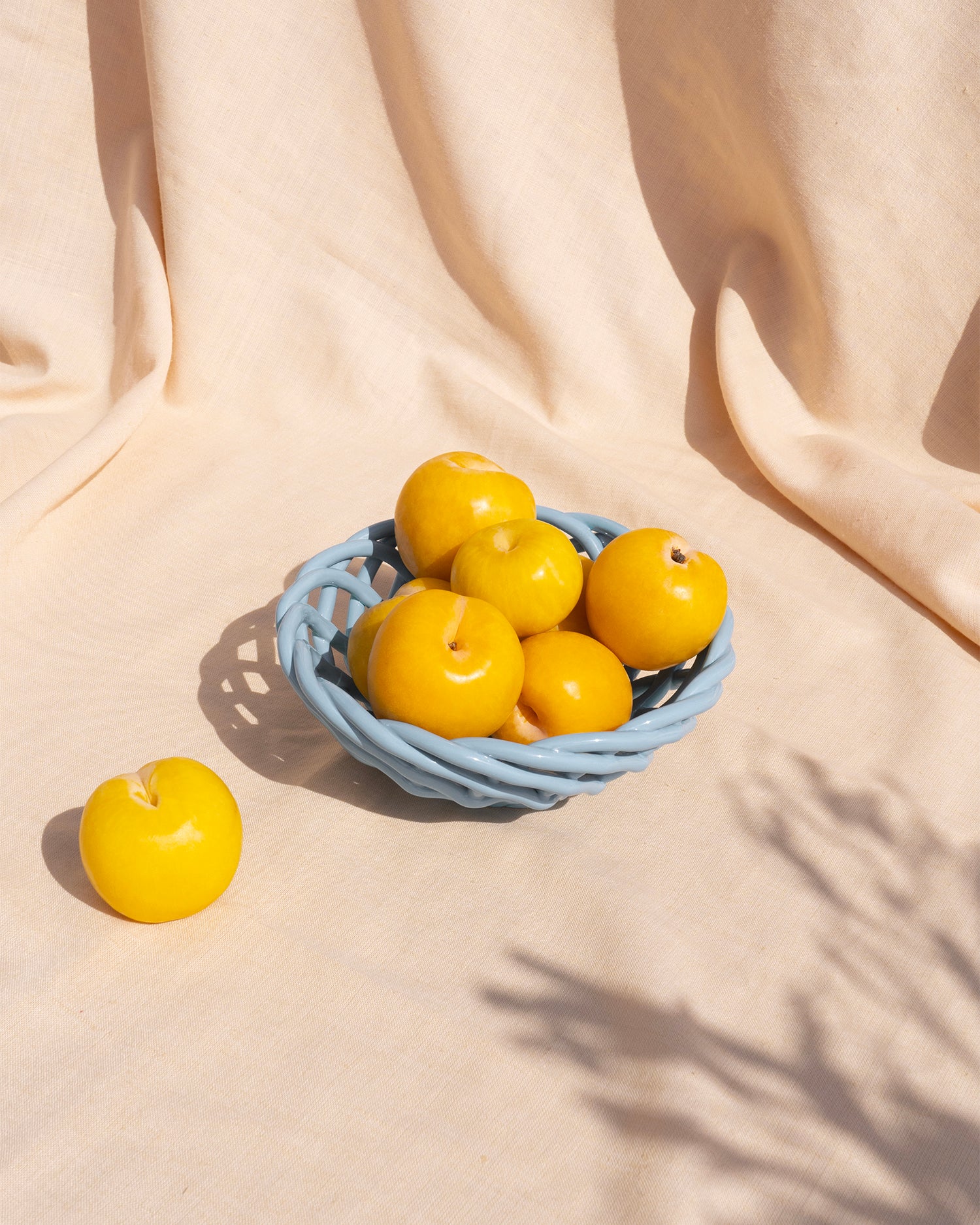 Bowl intrecciata a mano in ceramica Sicilia