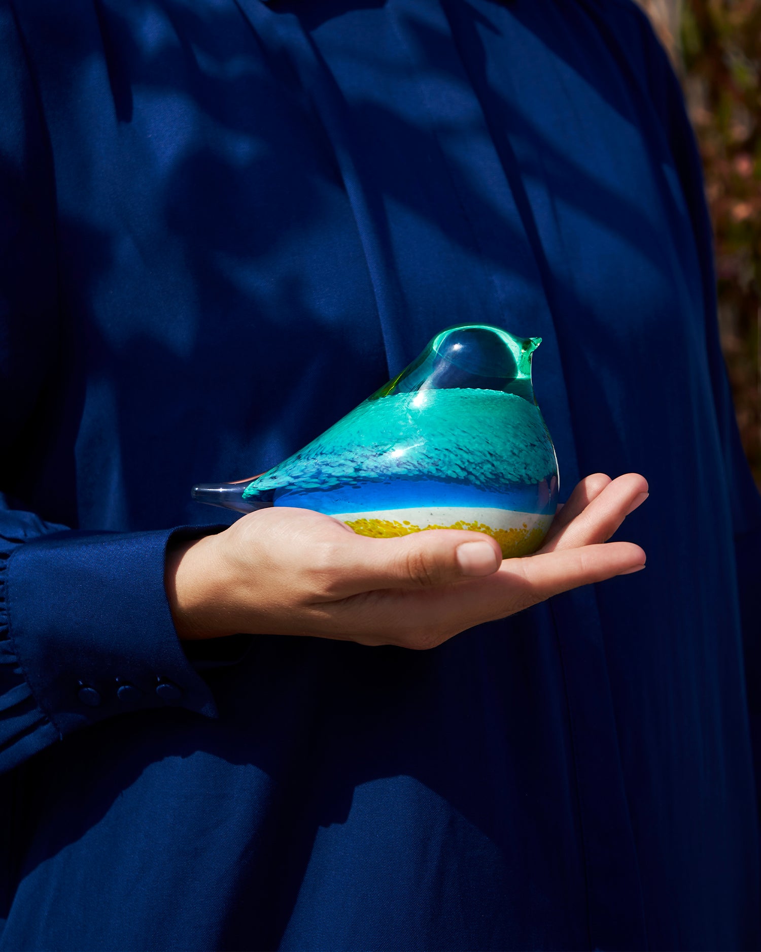 Decorazione in vetro fatta a mano Atlas Bird