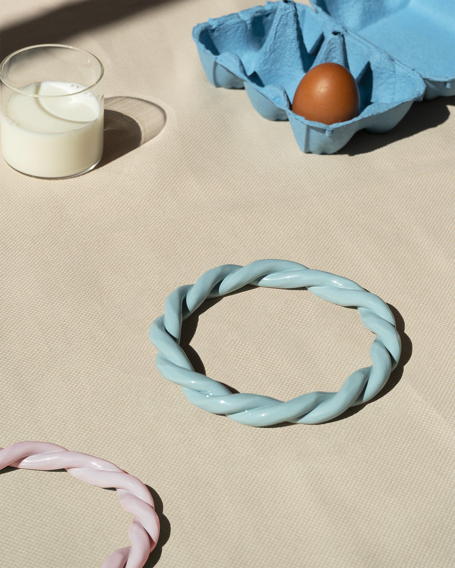 Sottopentola fatto a mano in ceramica Sicilia