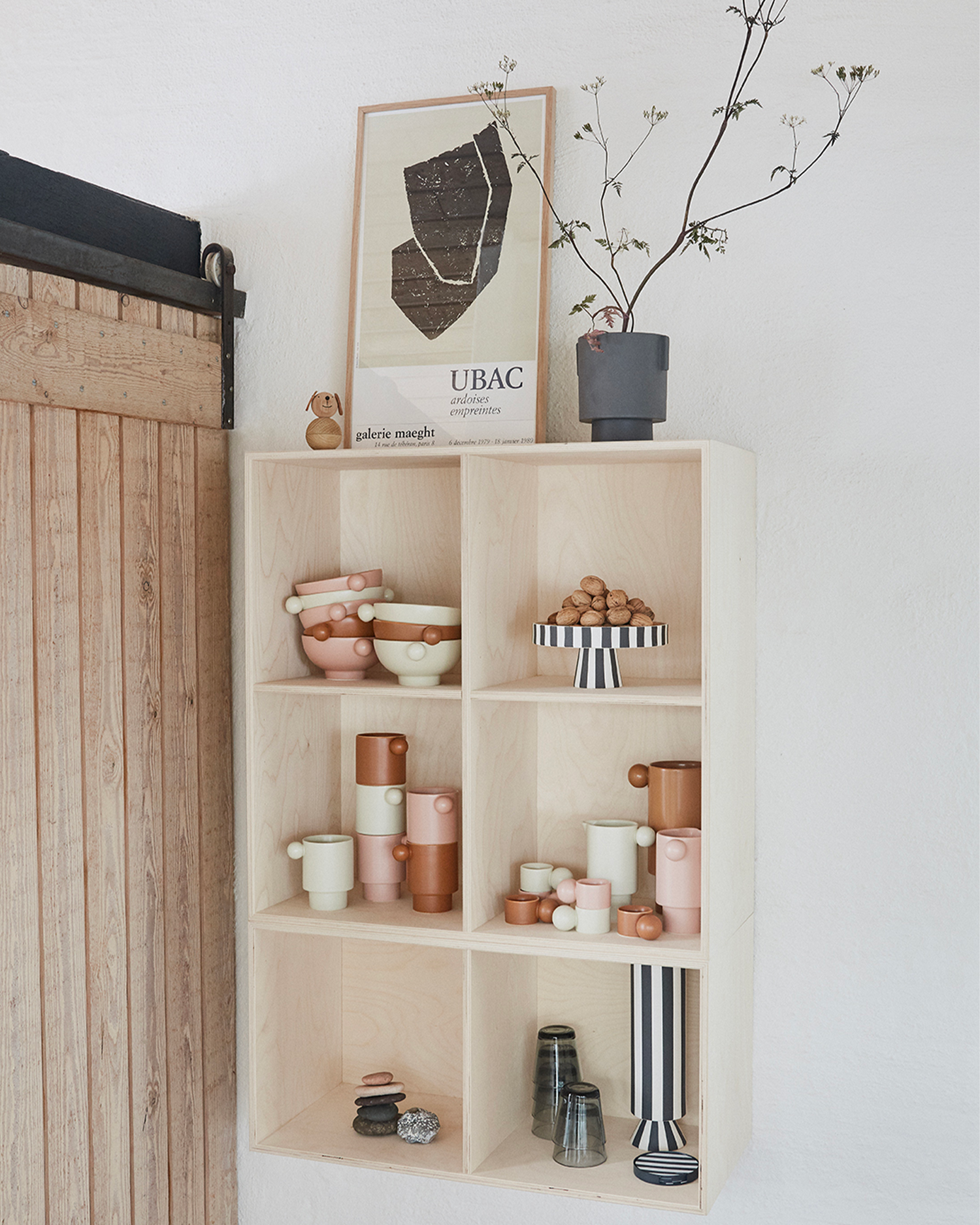 Lattiera in ceramica realizzata a mano Inka, rosa