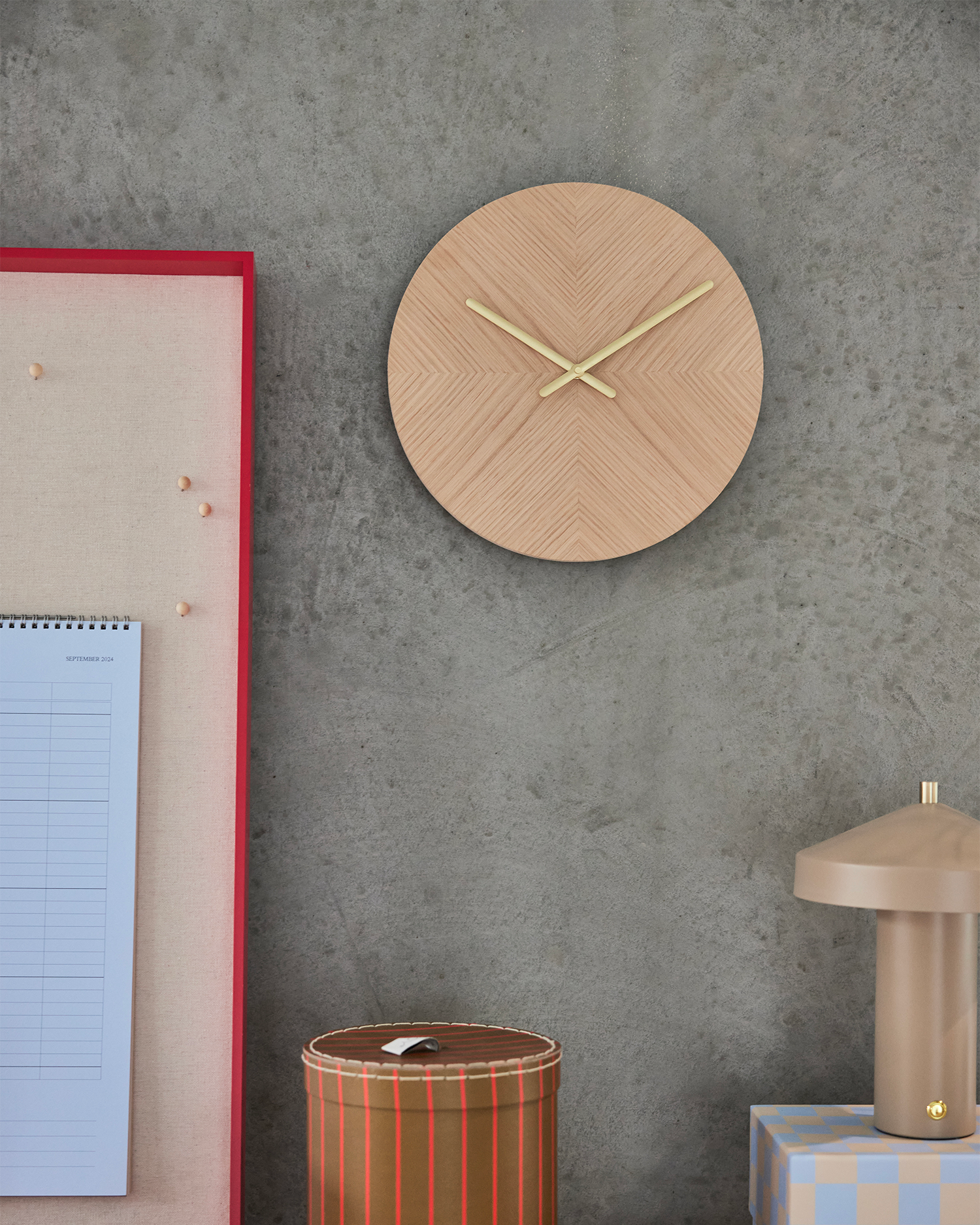 Orologio da parete in legno Tokei