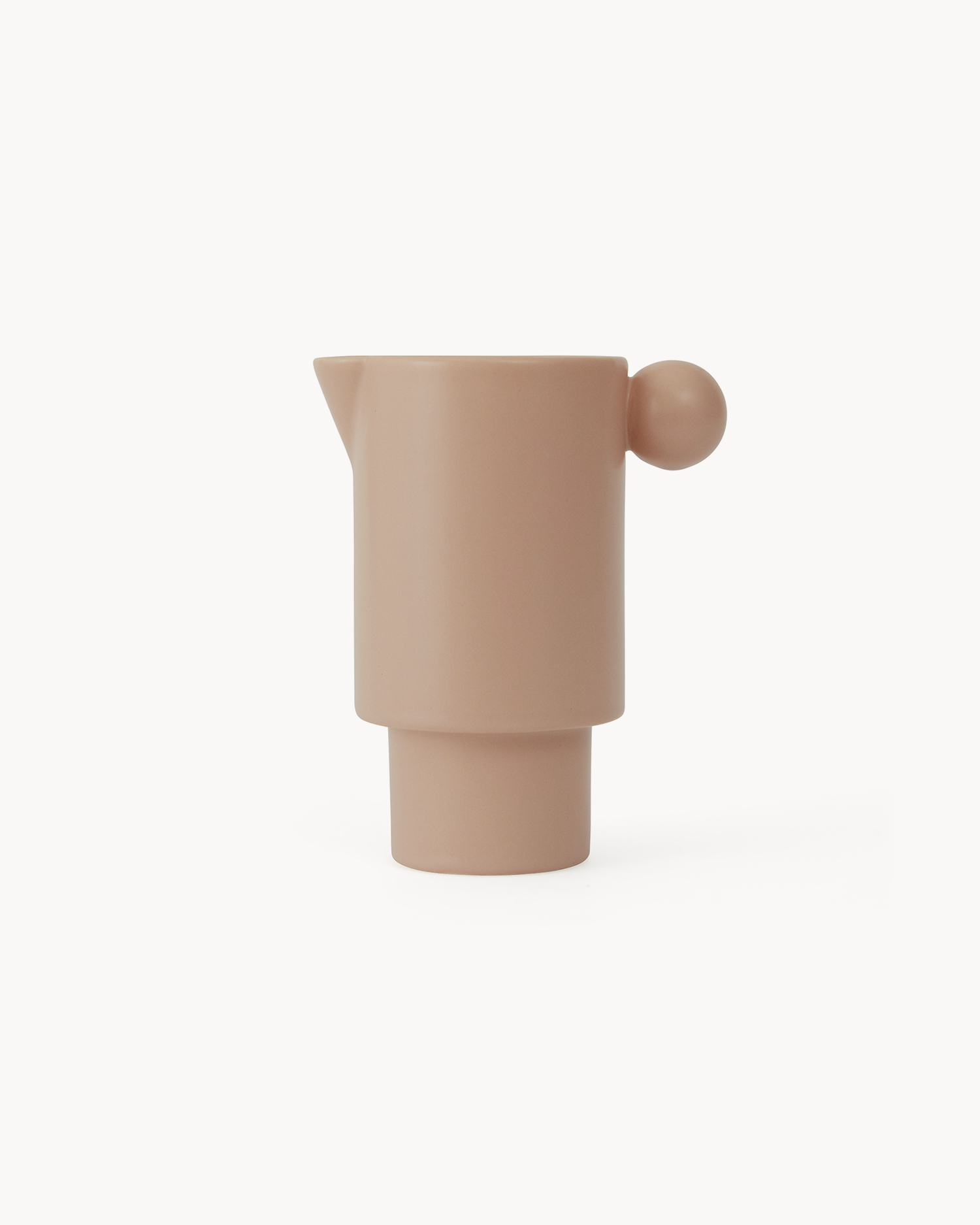 Lattiera in ceramica realizzata a mano Inka, rosa
