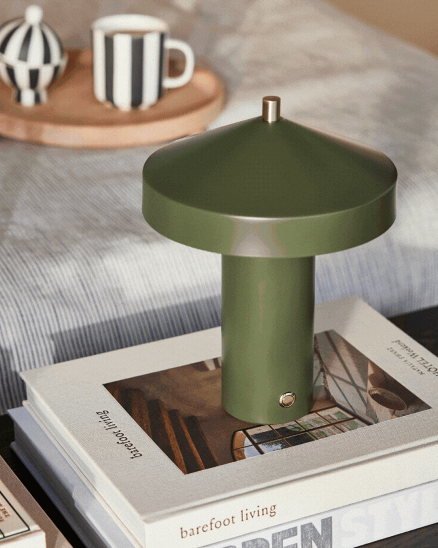 Lampada portatile Hatto, verde
