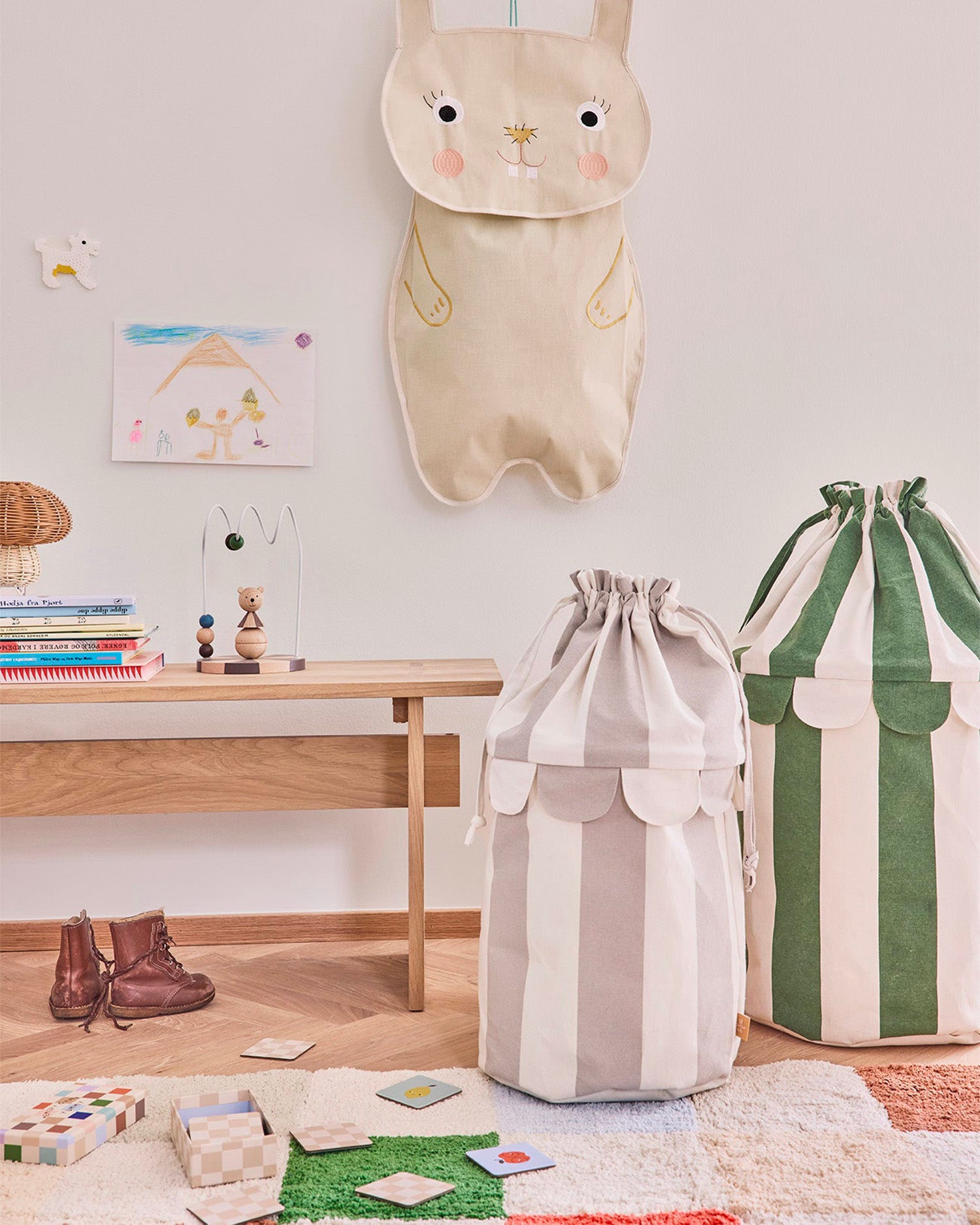 Set 2 ceste in tela Saga