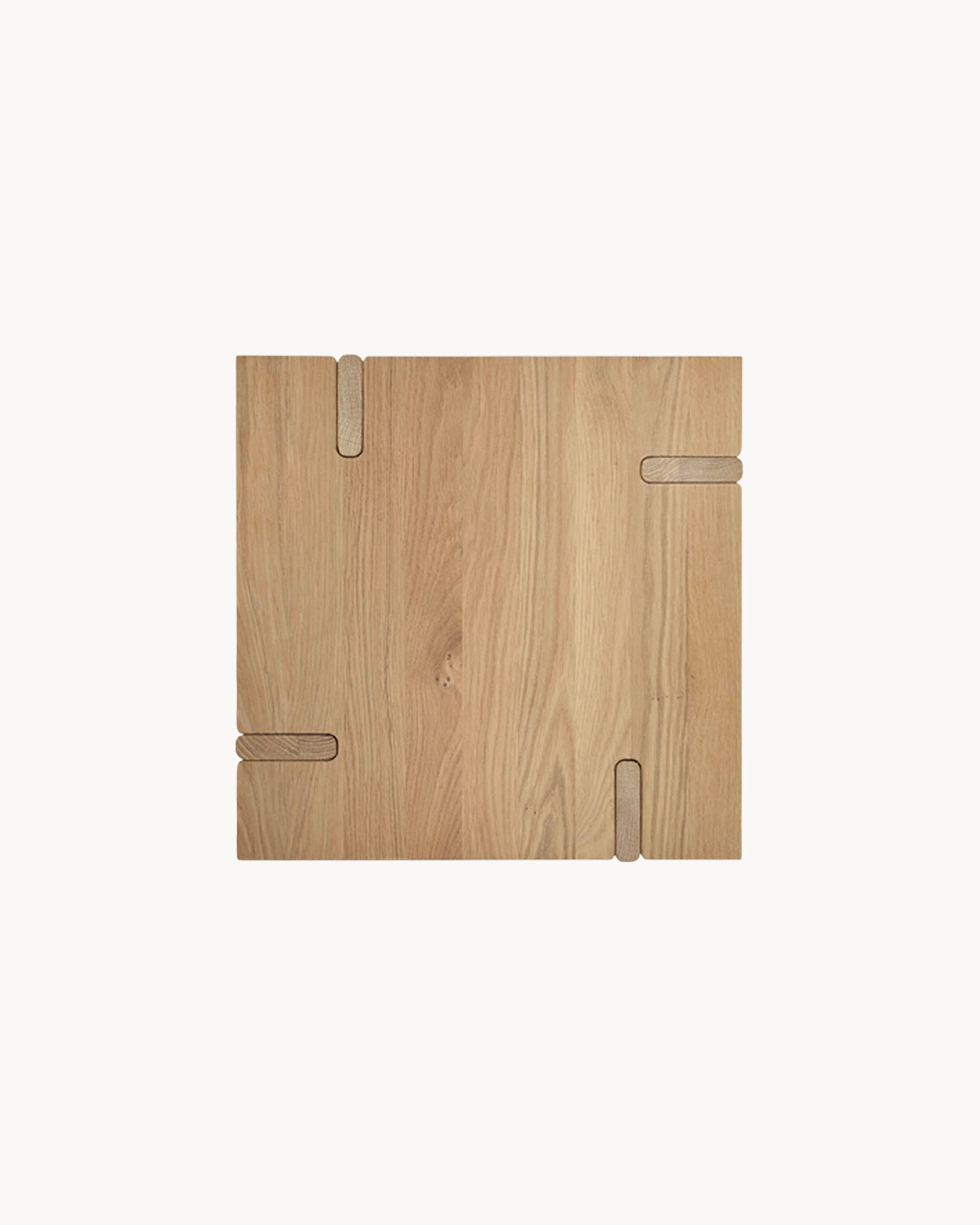 Tavolino quadrato in legno di rovere OY