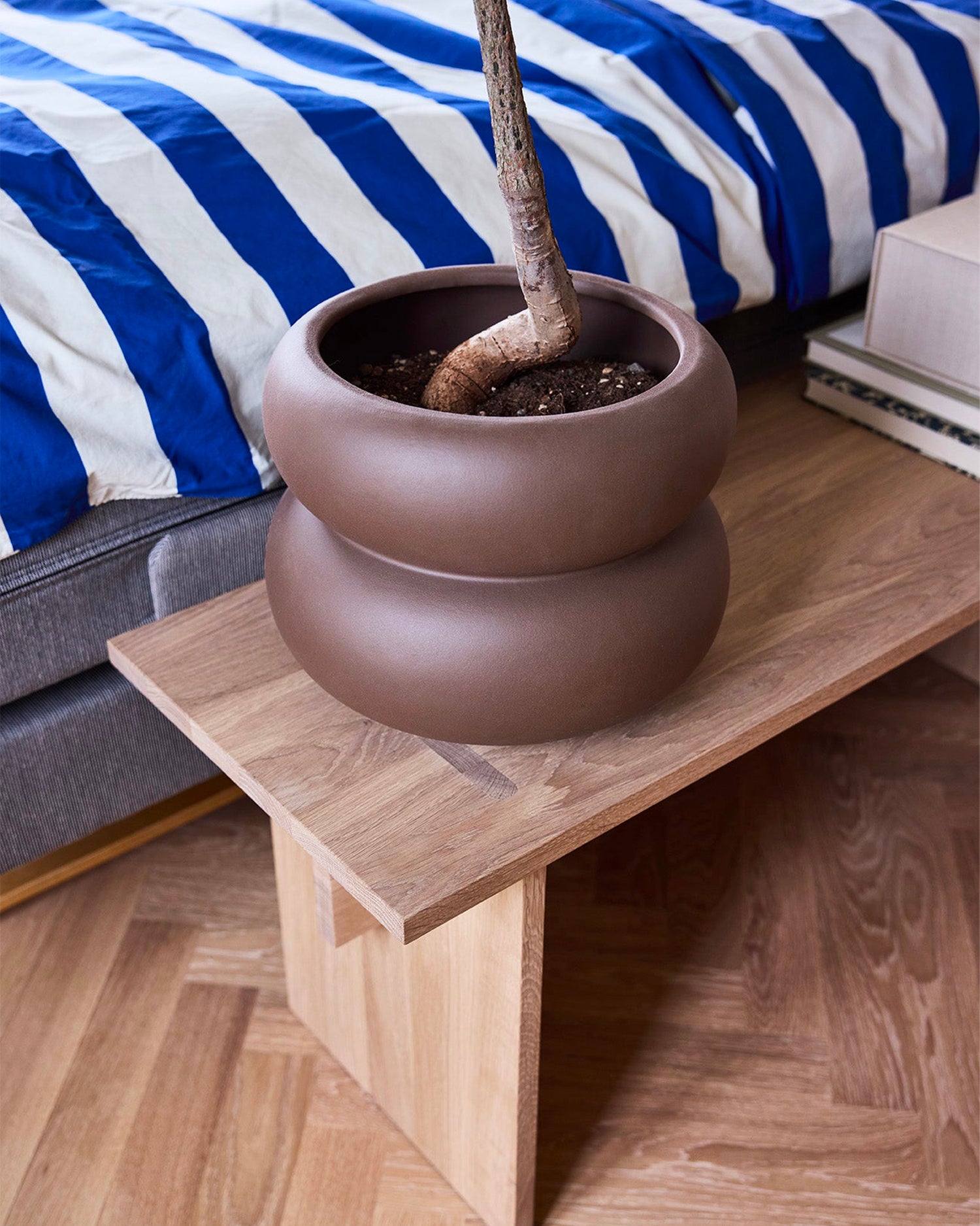 Portavaso in grès Kupla