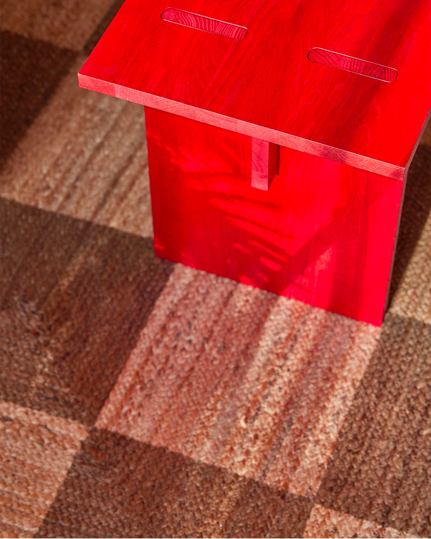 Runner a scacchi in juta intrecciato a mano Chess