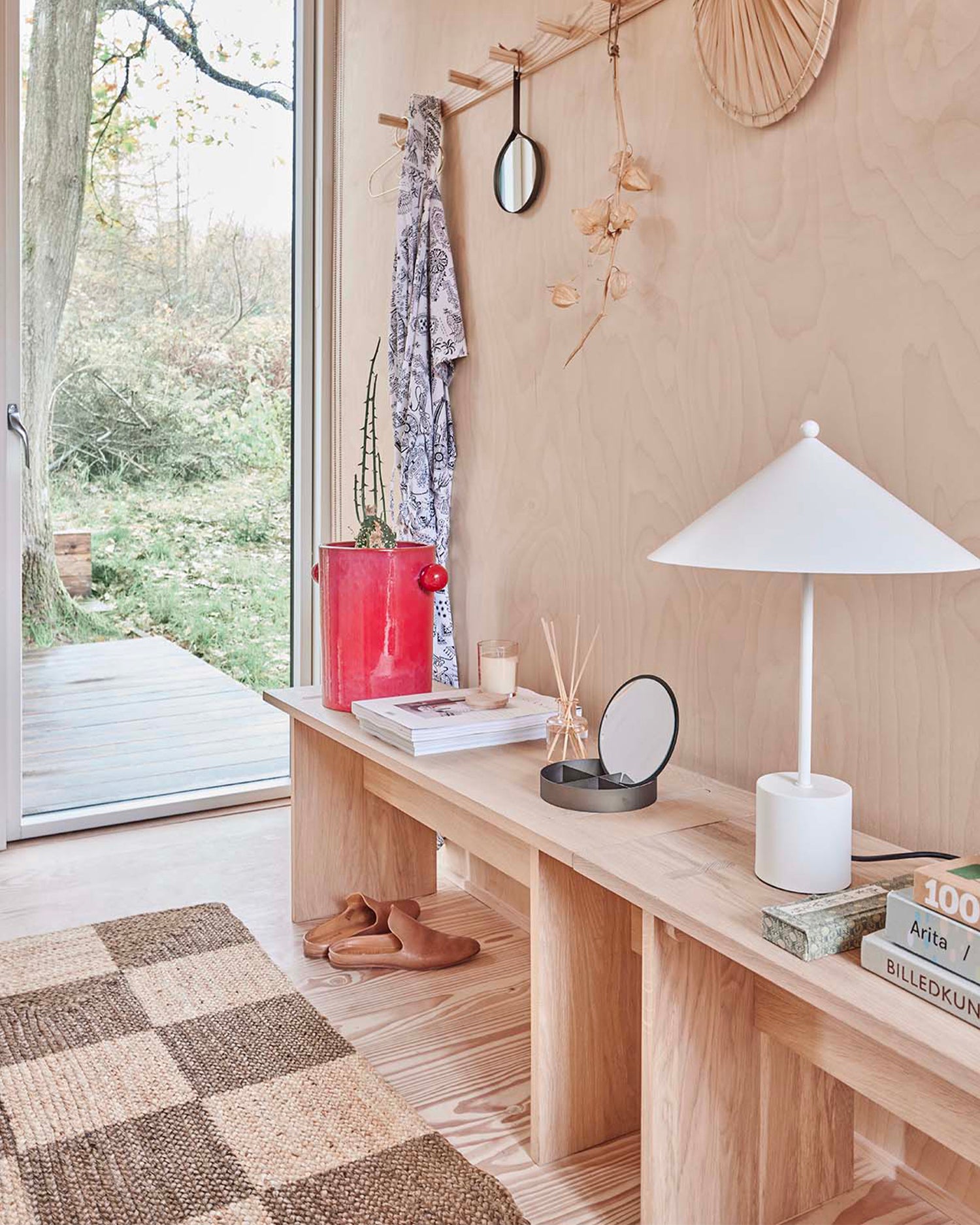 Runner a scacchi in juta intrecciato a mano Chess