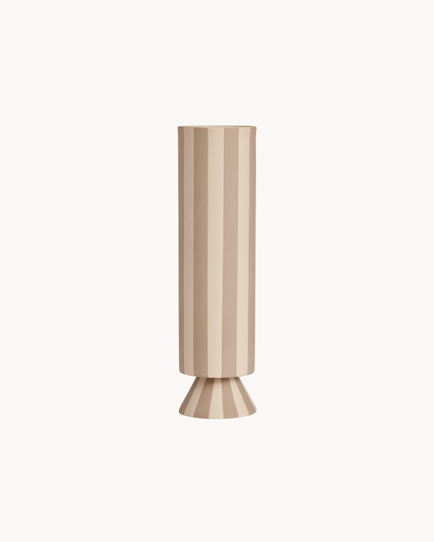 Vaso in ceramica realizzato a mano Toppu, sabbia