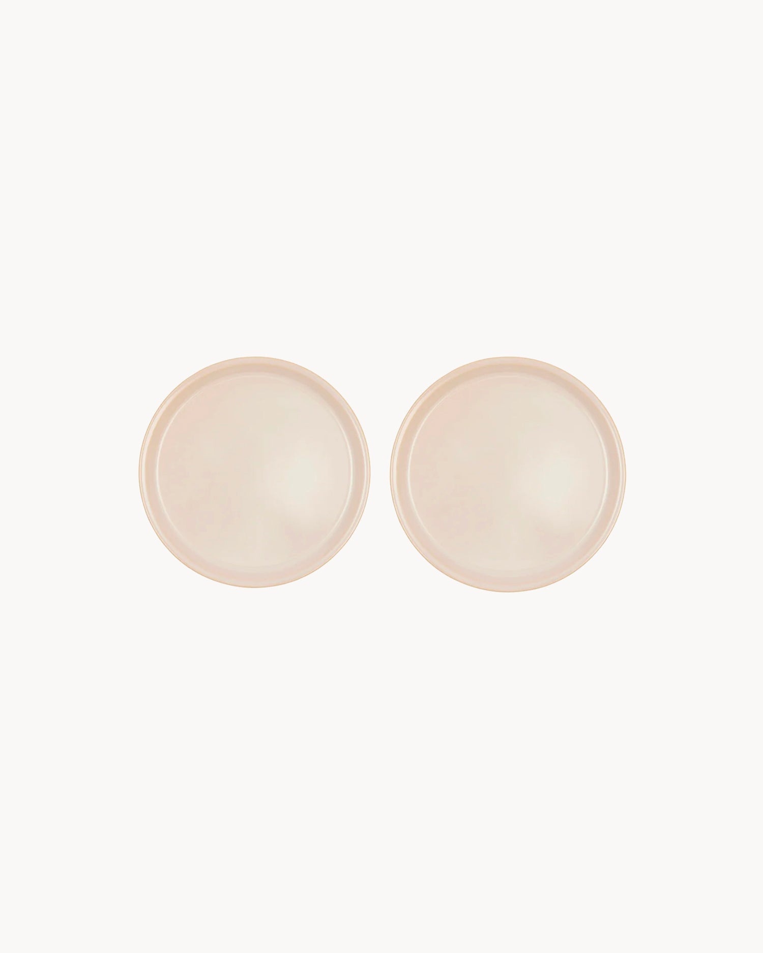 Set 2 piatti da dessert in terracotta realizzati a mano Yuka