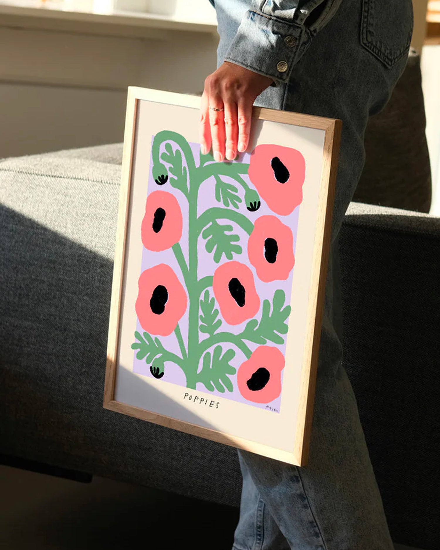 Stampa Pastel poppies