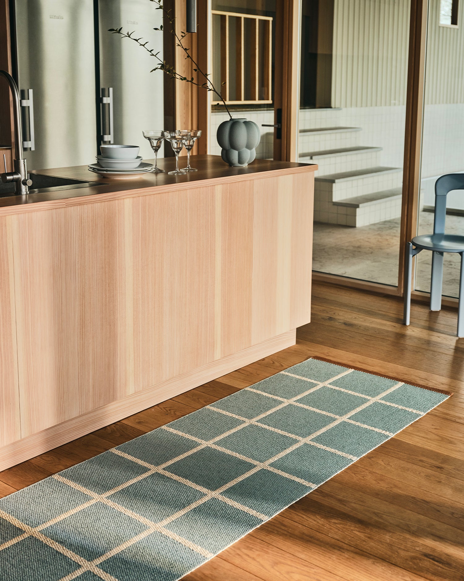 Runner artigianale lavabile per interni ed esterni Criss