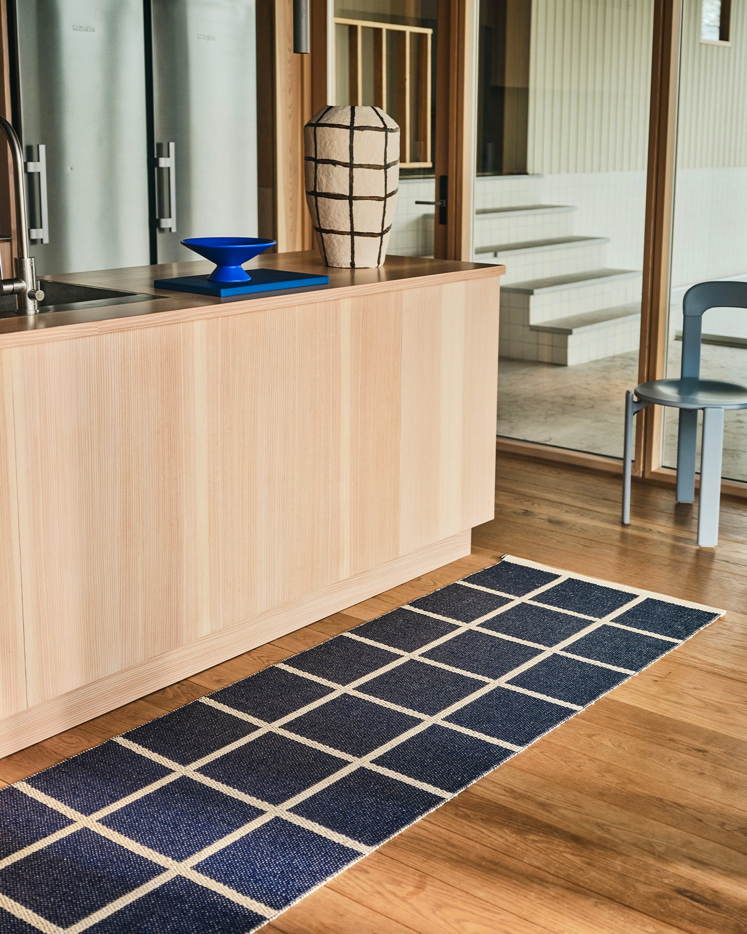 Tappeto artigianale lavabile per interni ed esterni Criss