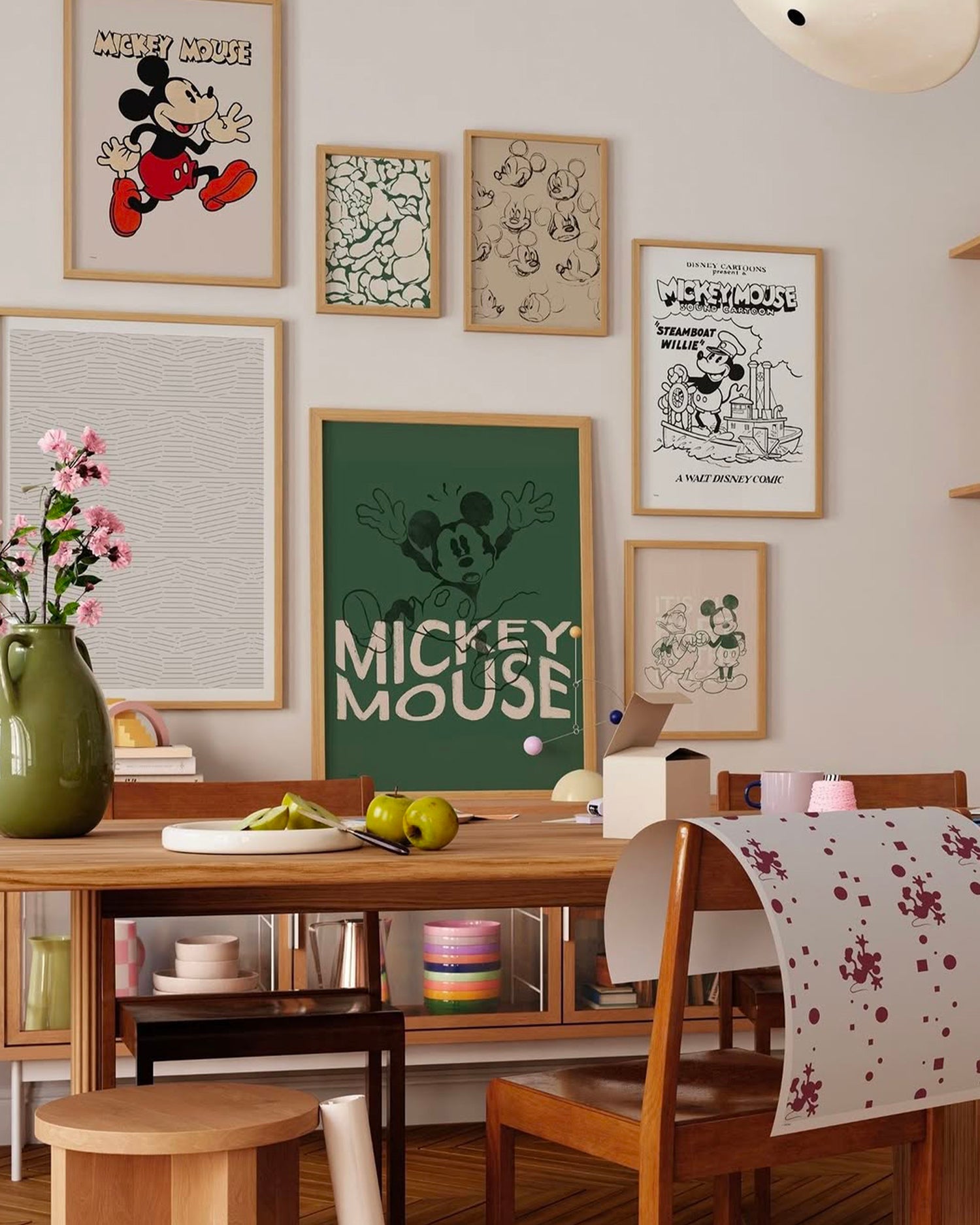 Stampa Disney - Mickey Mouse Falling