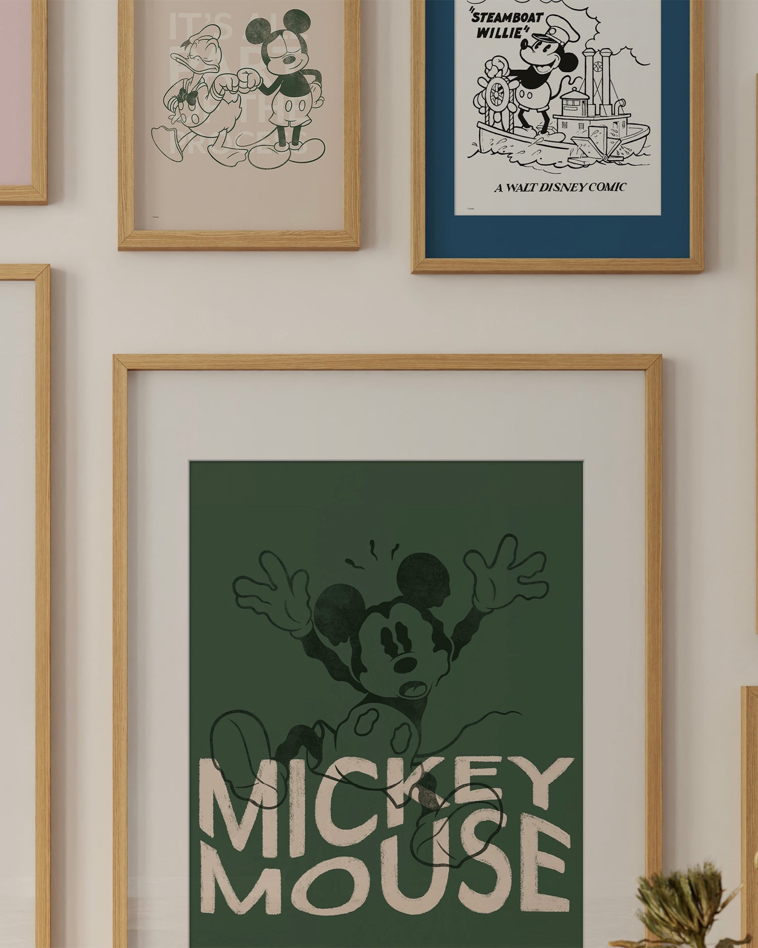 Stampa Disney - Mickey Mouse Wavy Green