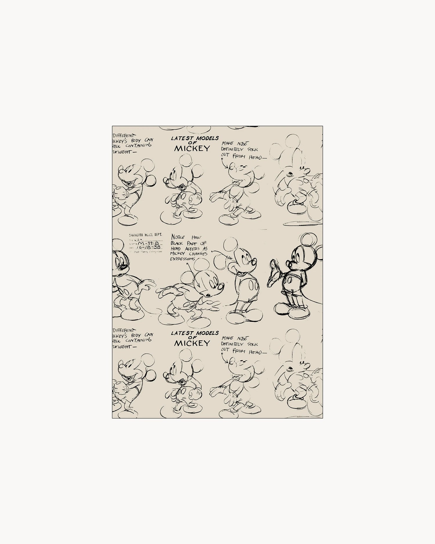 Stampa Disney - Mickey Mouse Latest Models of Mickey