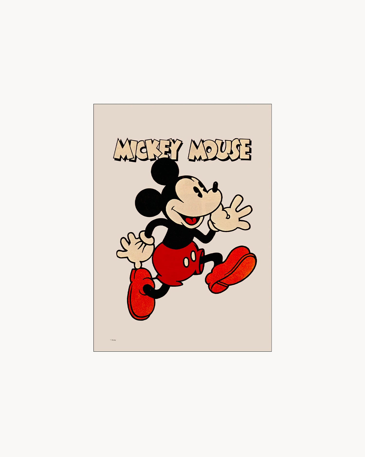 Stampa Disney - Mickey Mouse Vintage No. 01