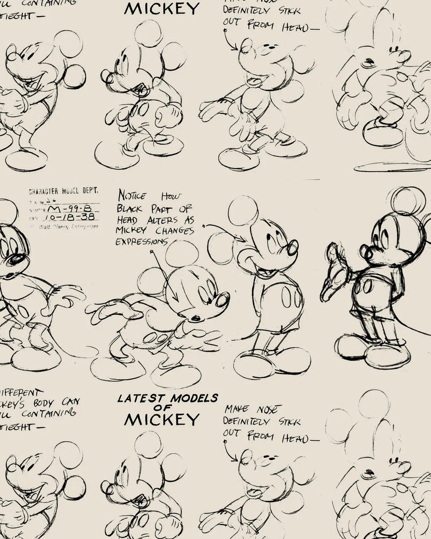 Stampa Disney - Mickey Mouse Latest Models of Mickey