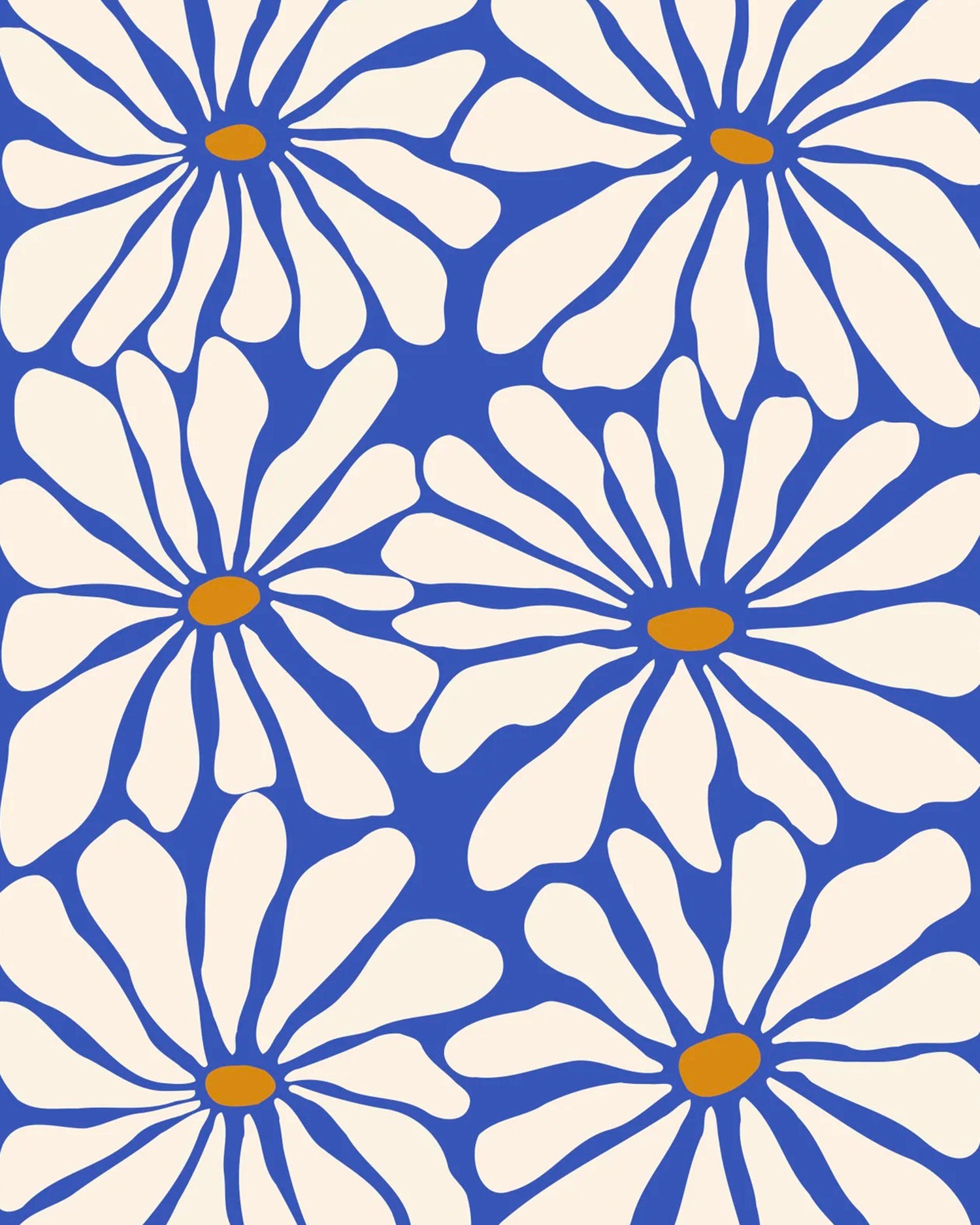 Stampa Sunny Floral Blue