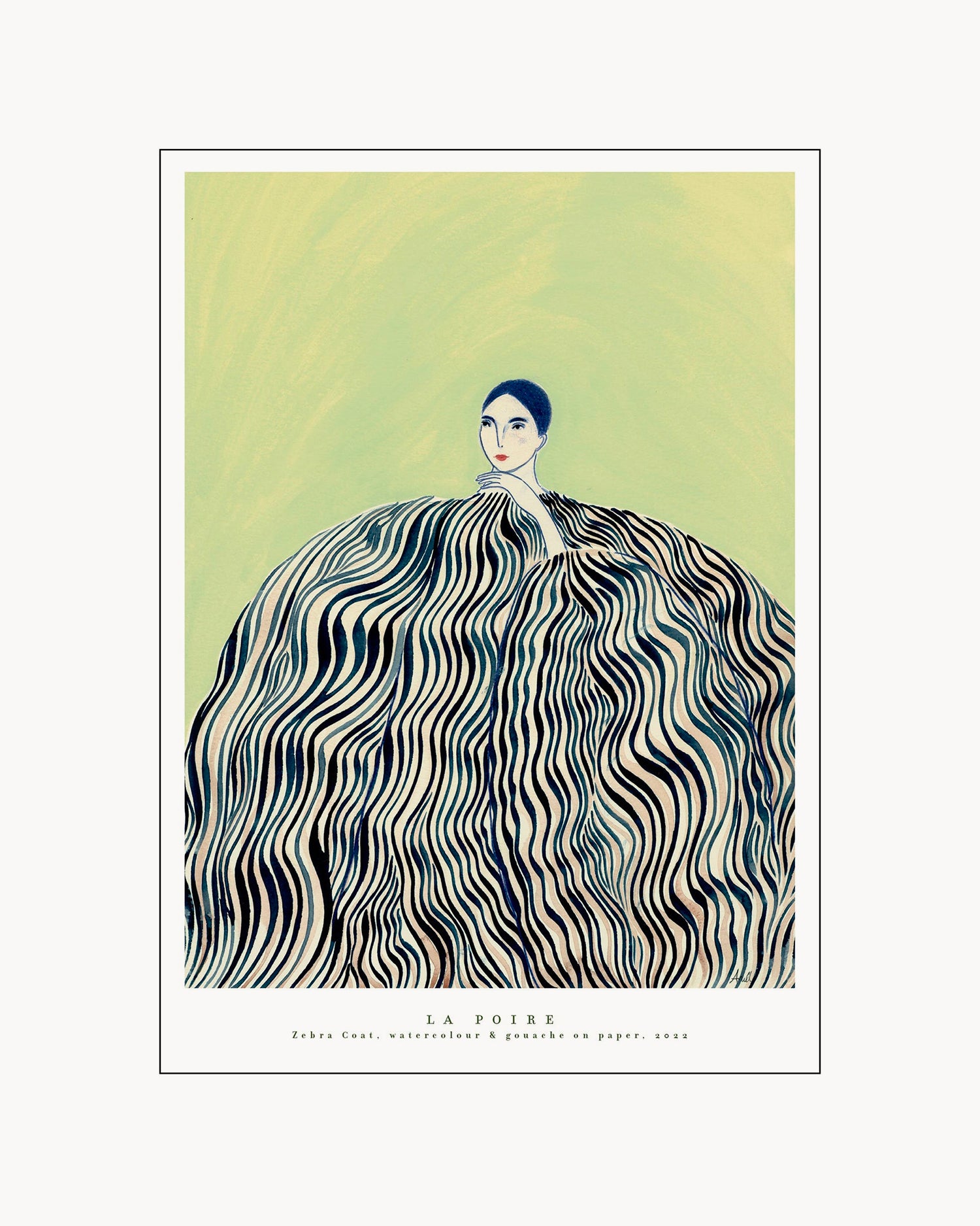 Stampa Zebra Coat