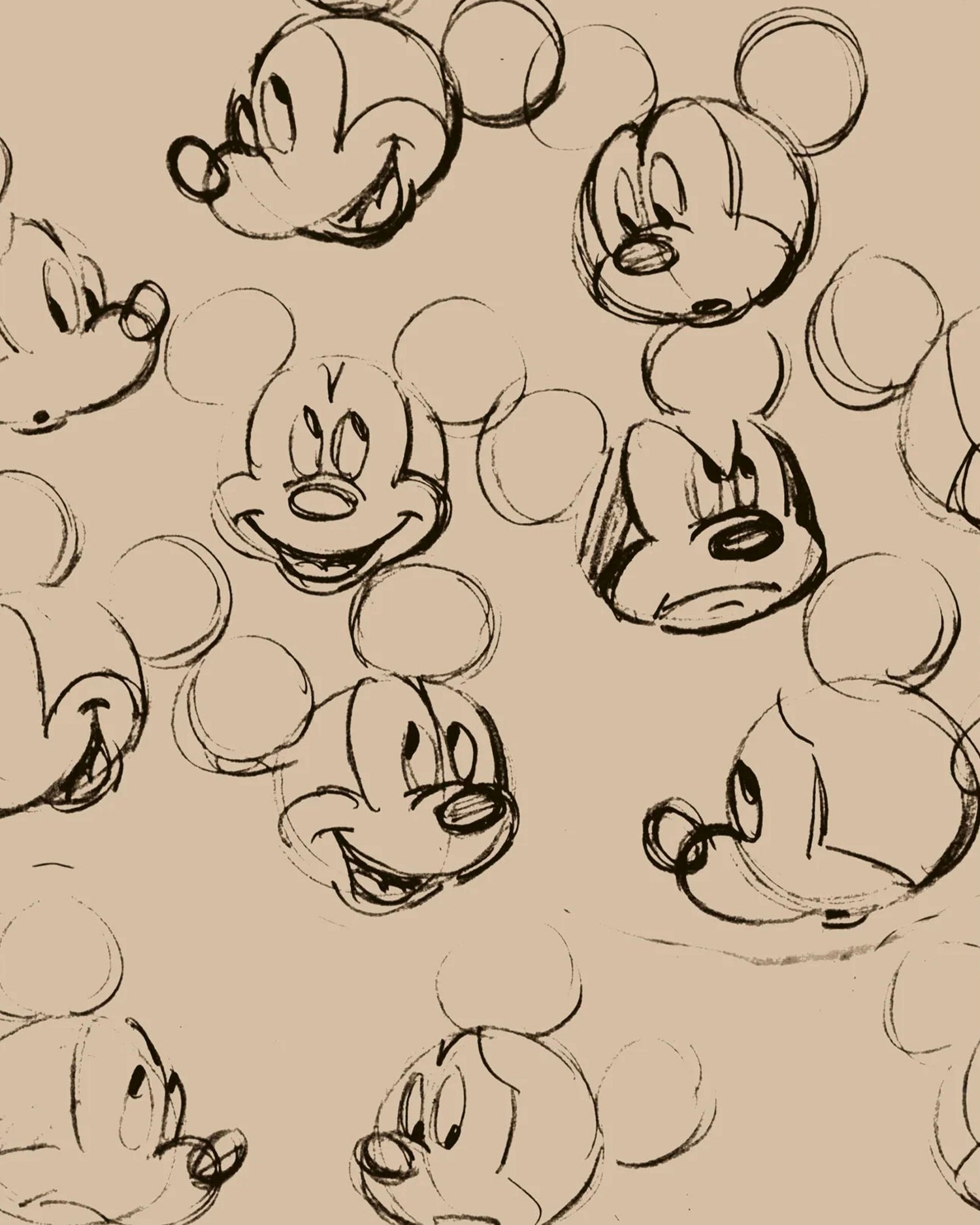 Stampa Disney - Mickey Mouse Vintage Drawing No. 01