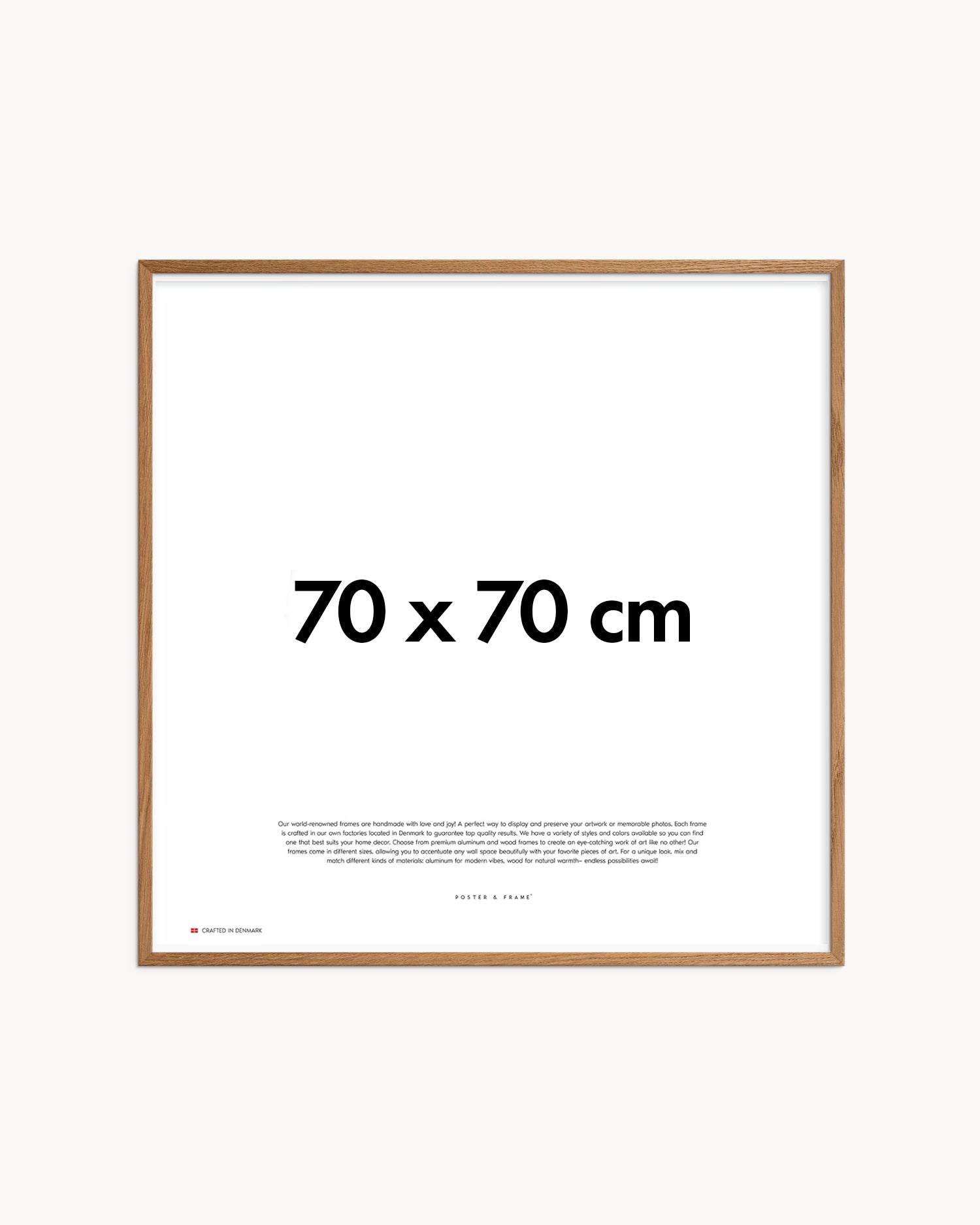 Cornice fatta a mano in rovere