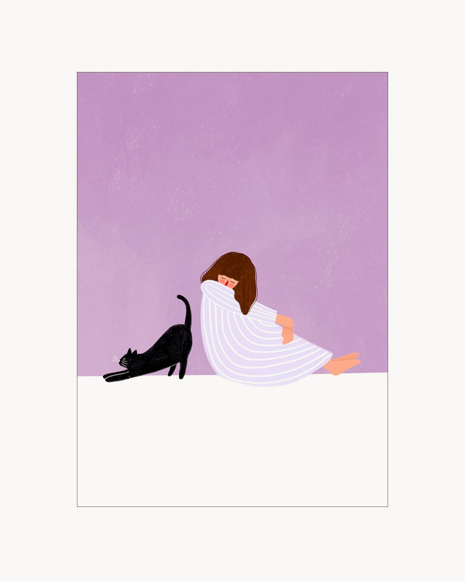 Stampa Girl and Cat