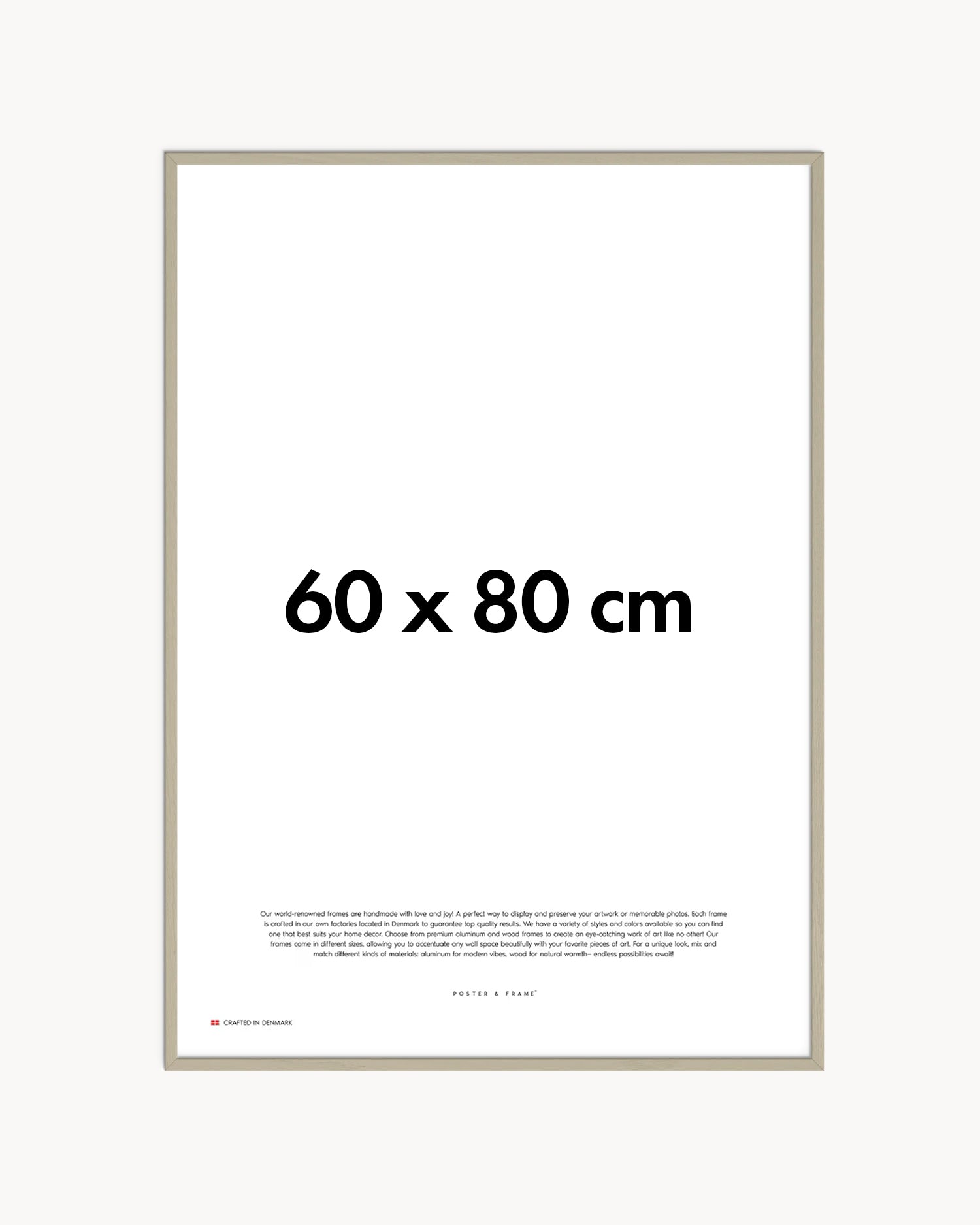 Cornice fatta a mano in legno grigio