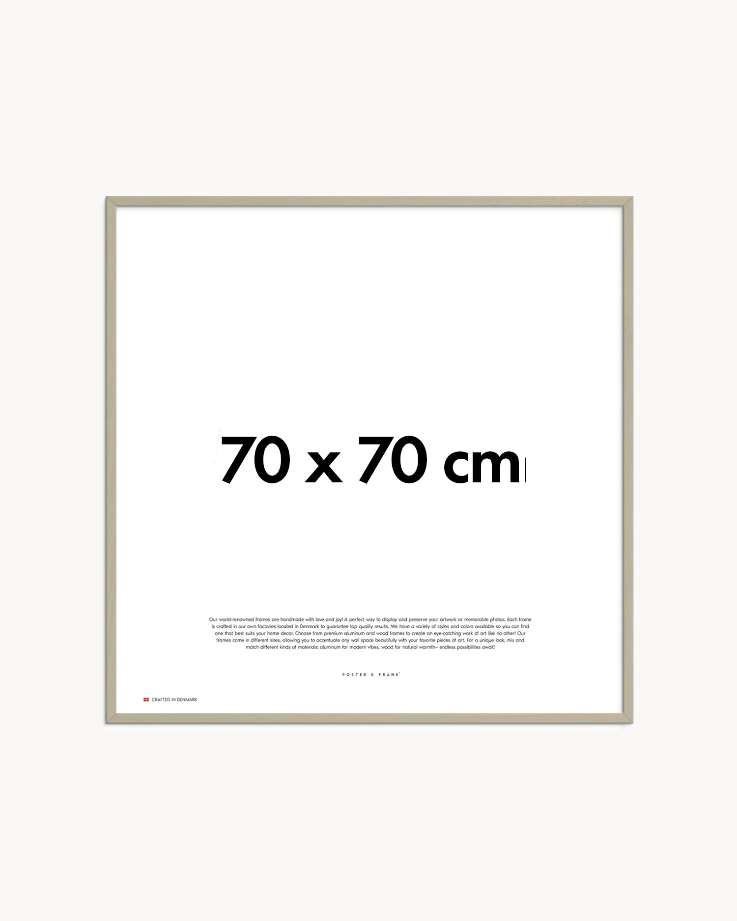 Cornice fatta a mano in legno grigio