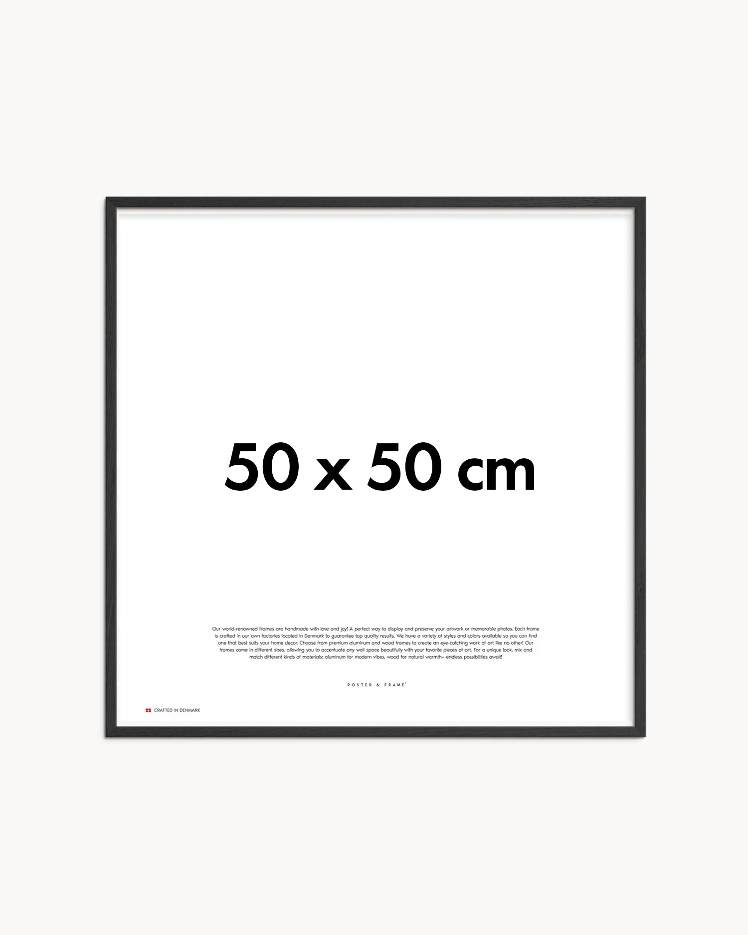 Cornice fatta a mano in legno nero