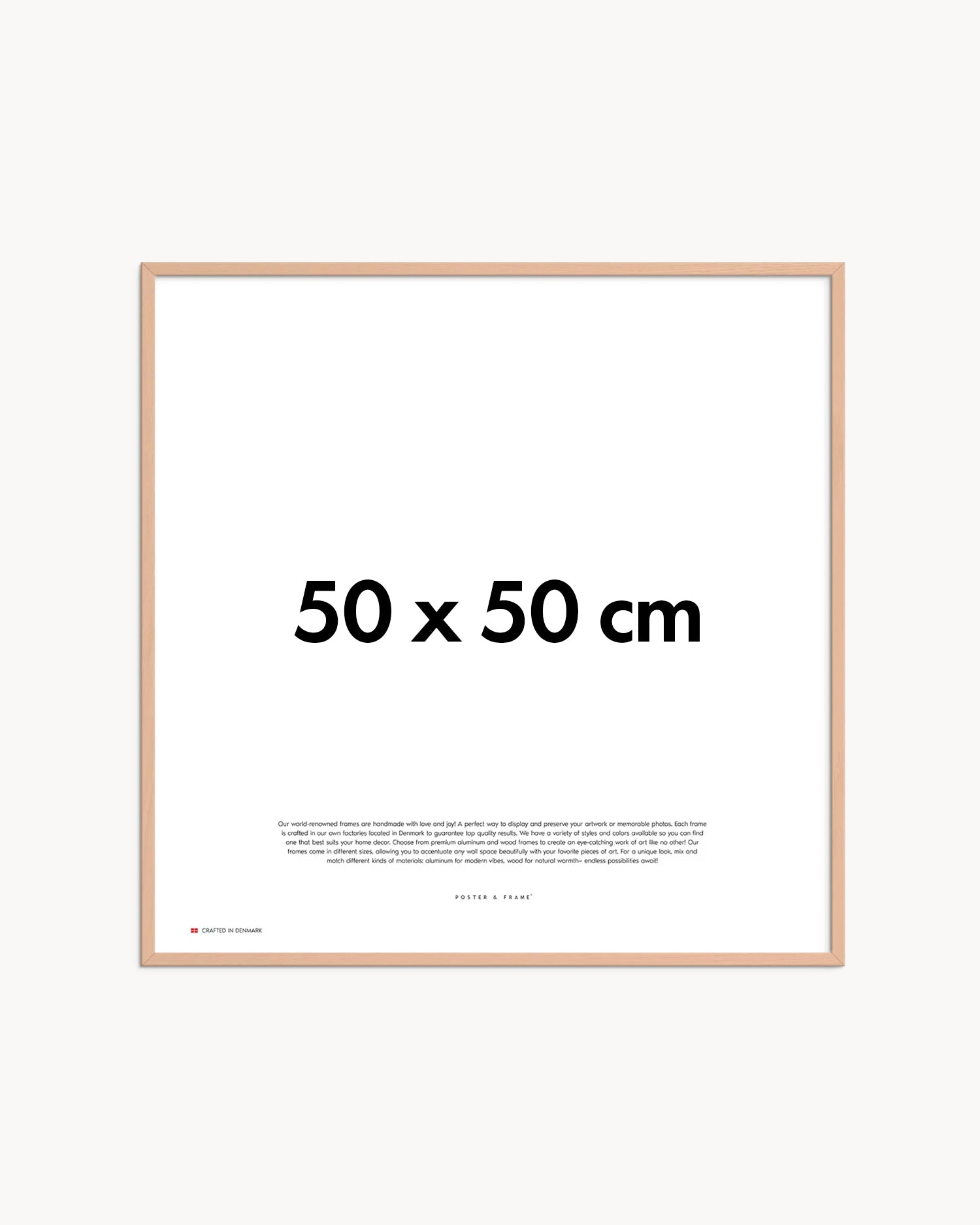 Cornice fatta a mano in legno rosa