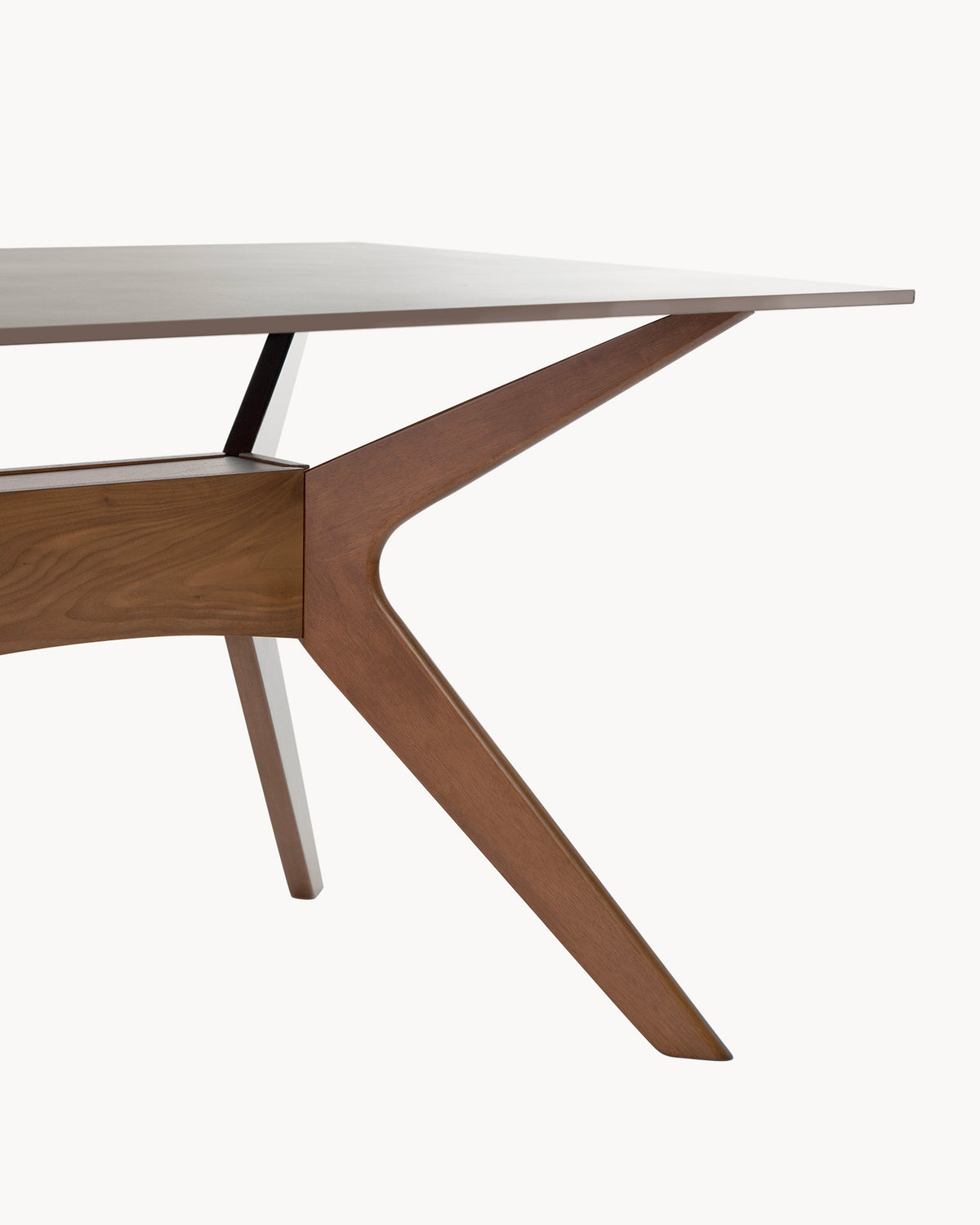 Tavolo da pranzo con piano in grès porcellanato Eloise - Grès/Legno