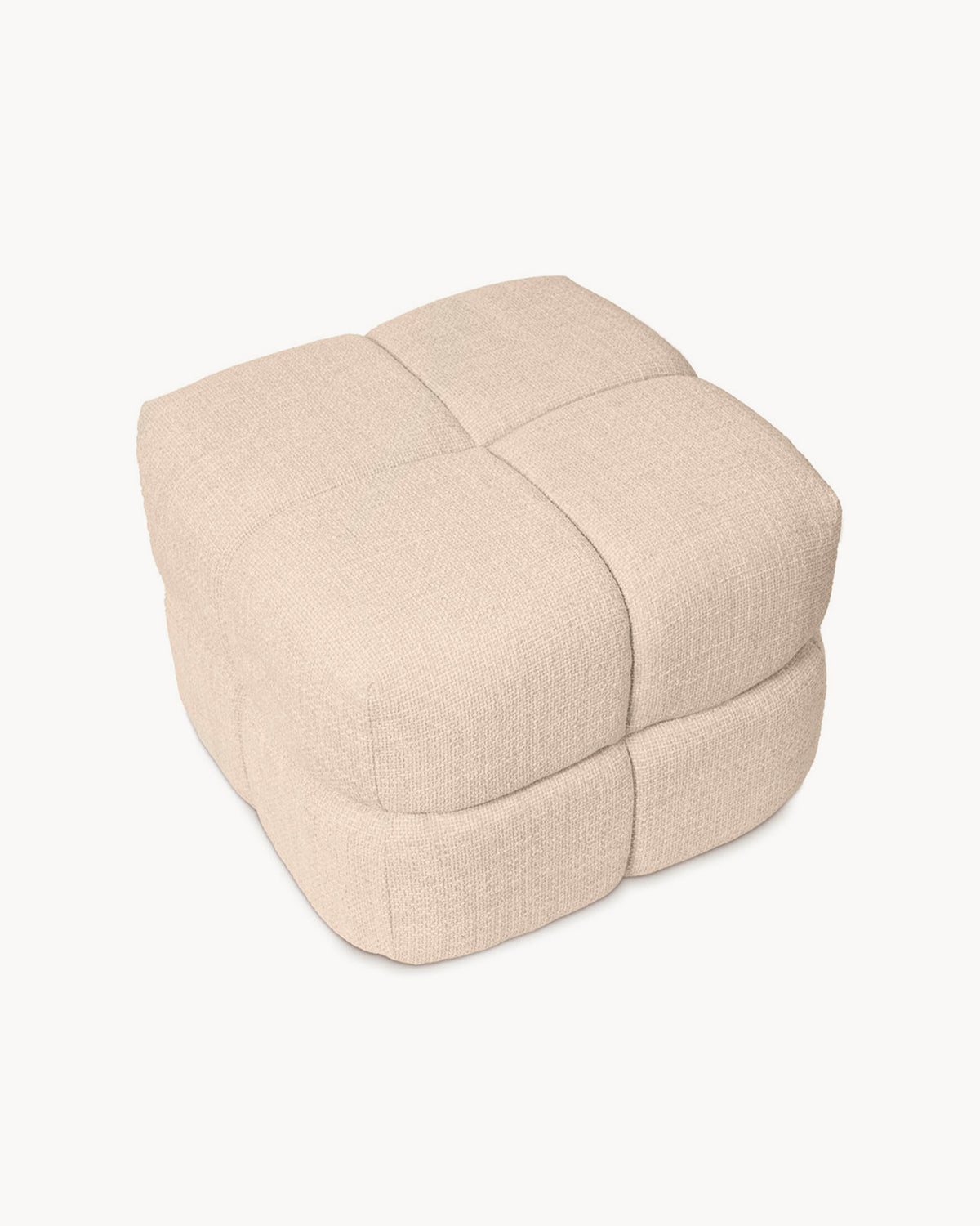 Pouf imbottito Troy - Tessuto