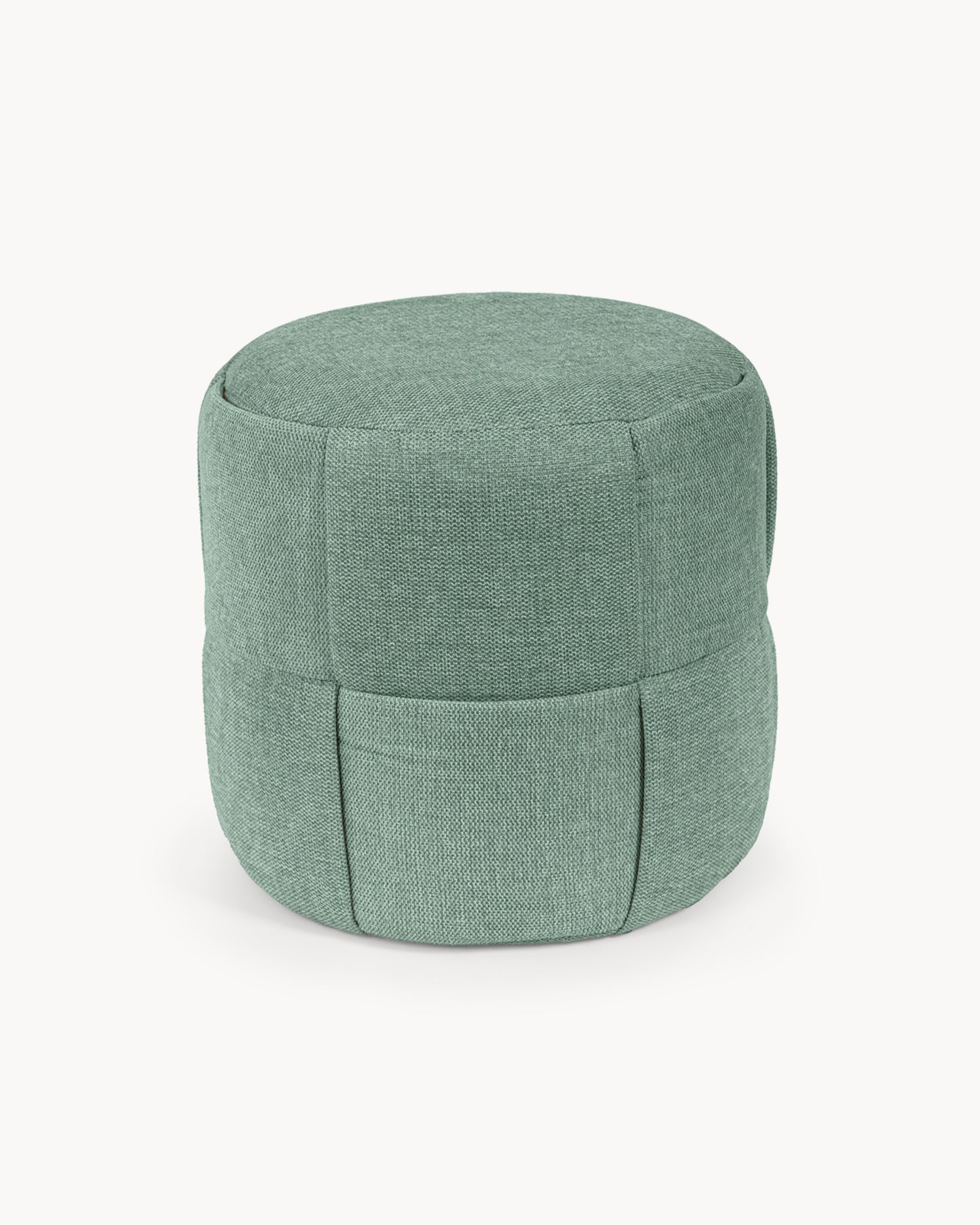 Pouf rotondo imbottito Elias