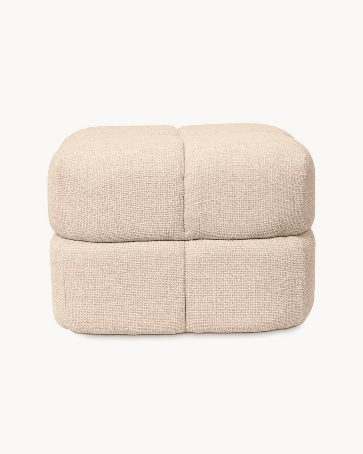 Pouf imbottito Troy - Tessuto