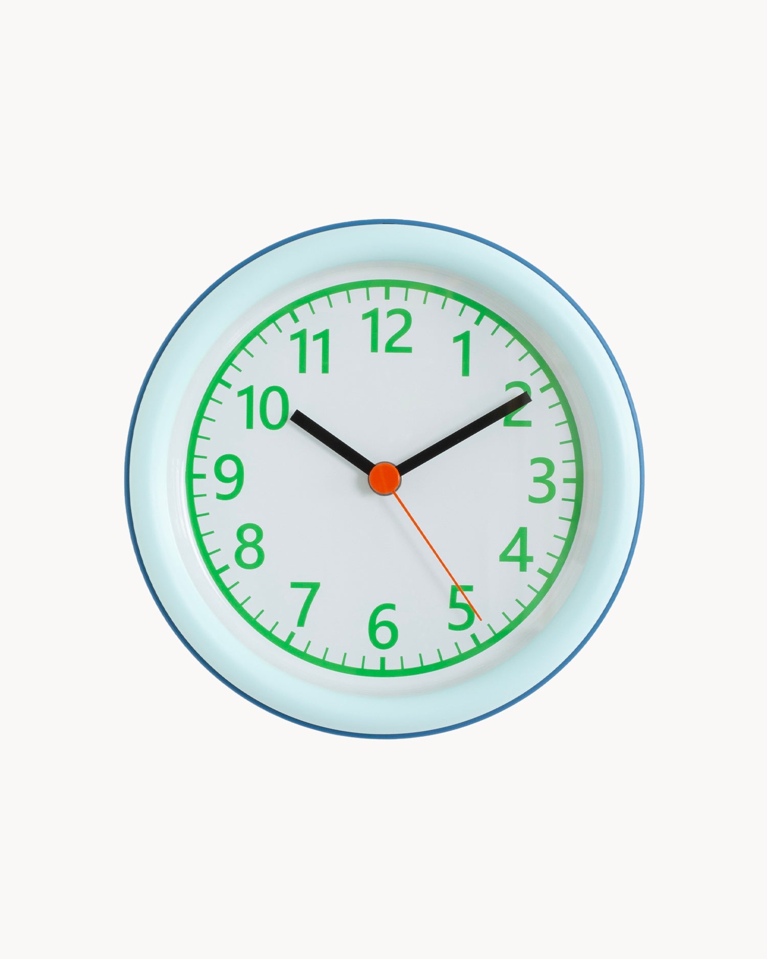 Orologio da parete in alluminio e vetro Clock
