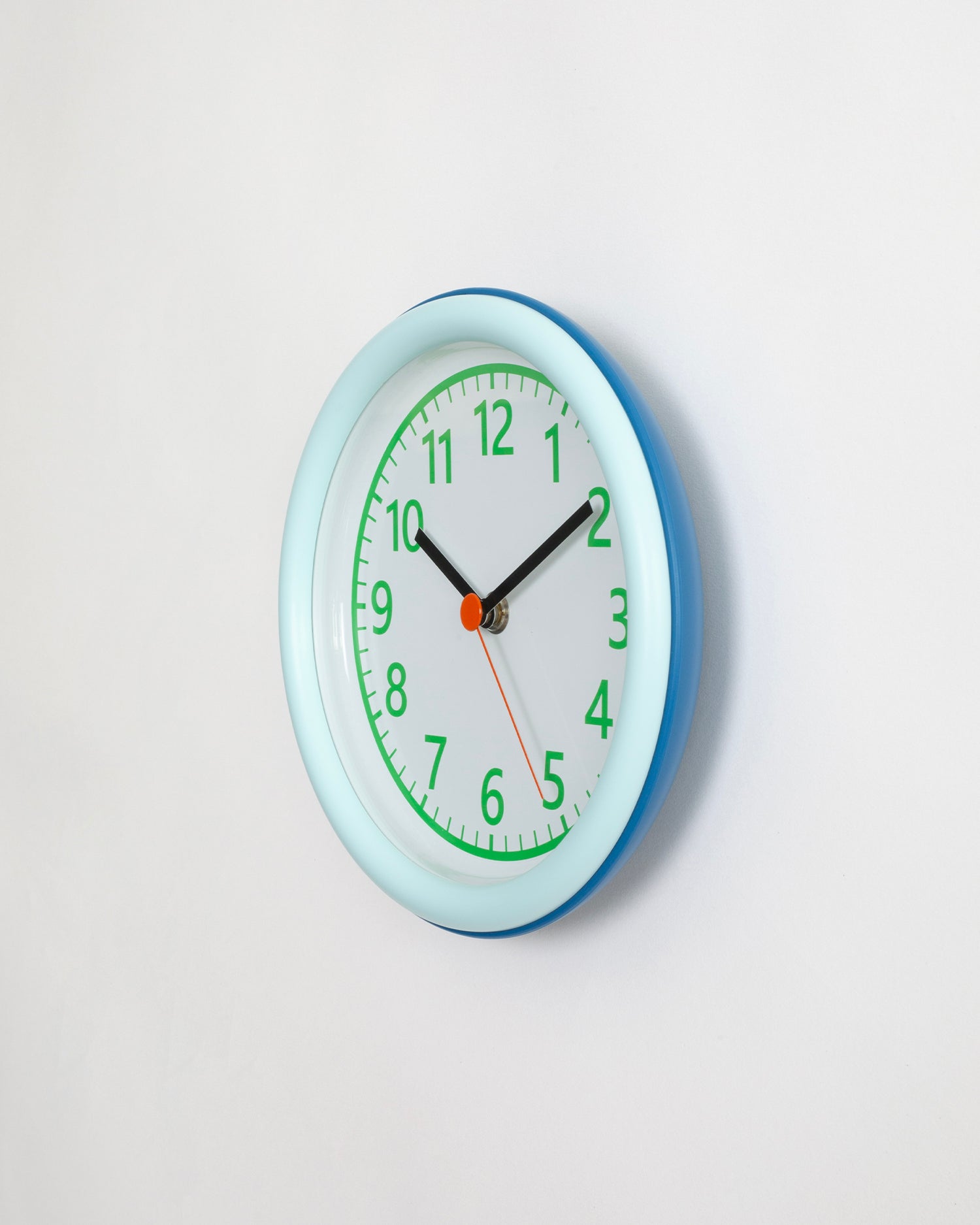 Orologio da parete in alluminio e vetro Clock