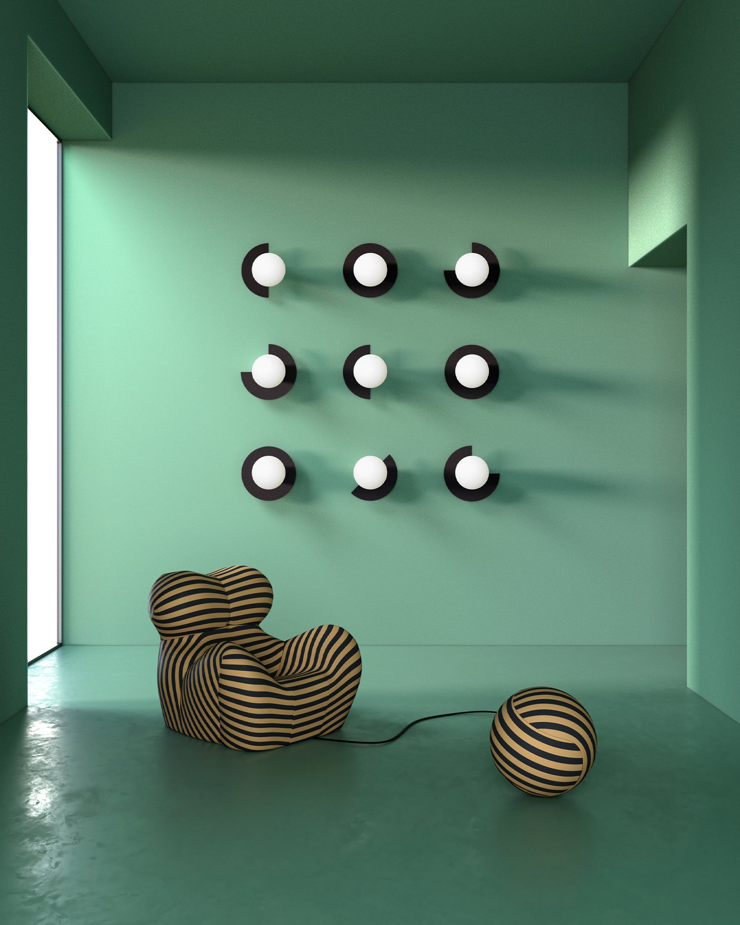 Lampada da parete Candy little circle 270 s