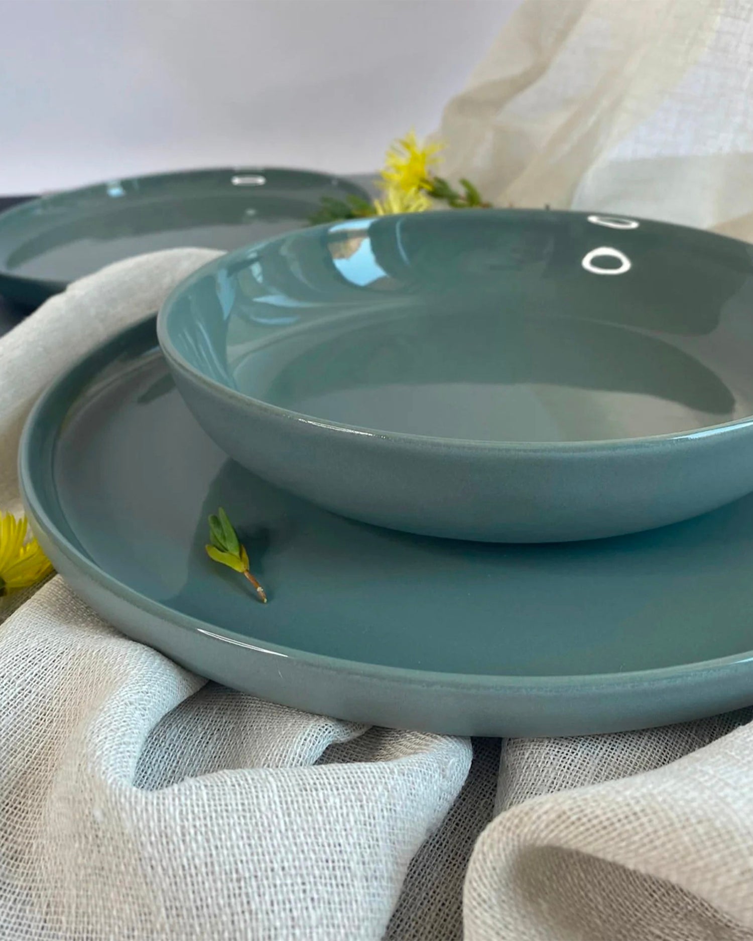 Servizio piatti in grès Elements, 6 persone