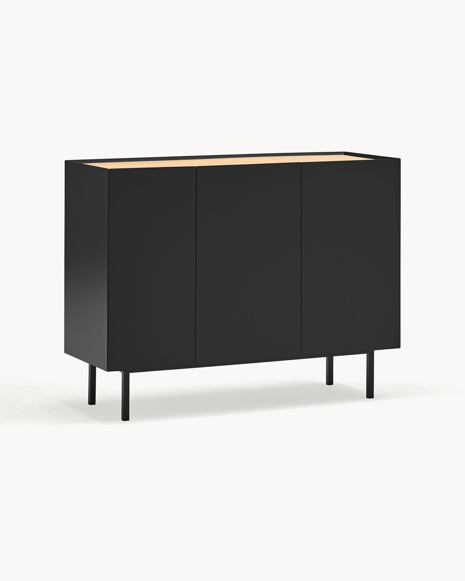 Credenza con piano in rovere Arista
